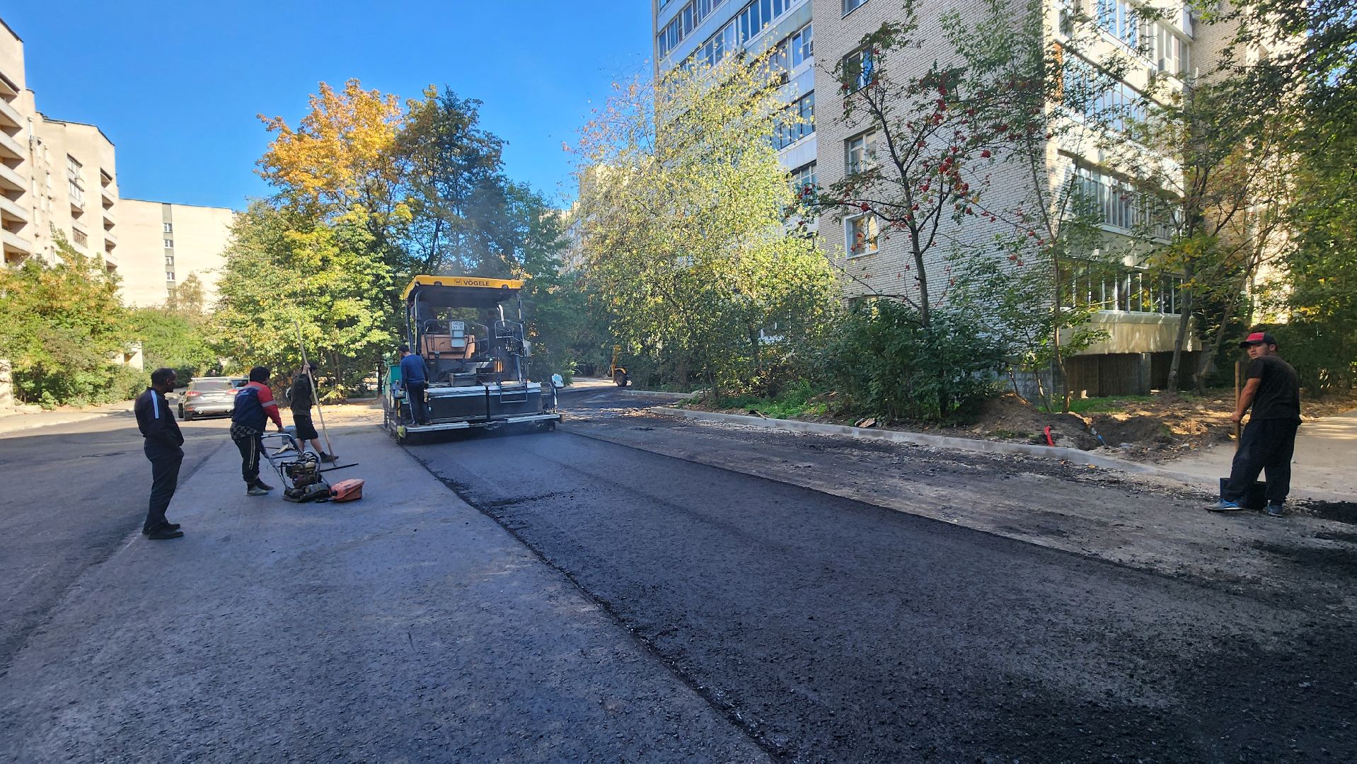 новый асфальт, благоустройство , кбдт, протвино,