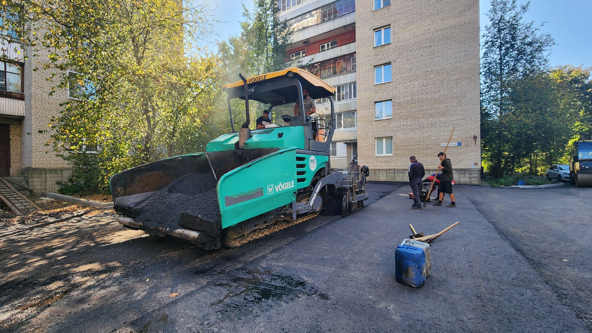 новый асфальт, благоустройство , кбдт, протвино,