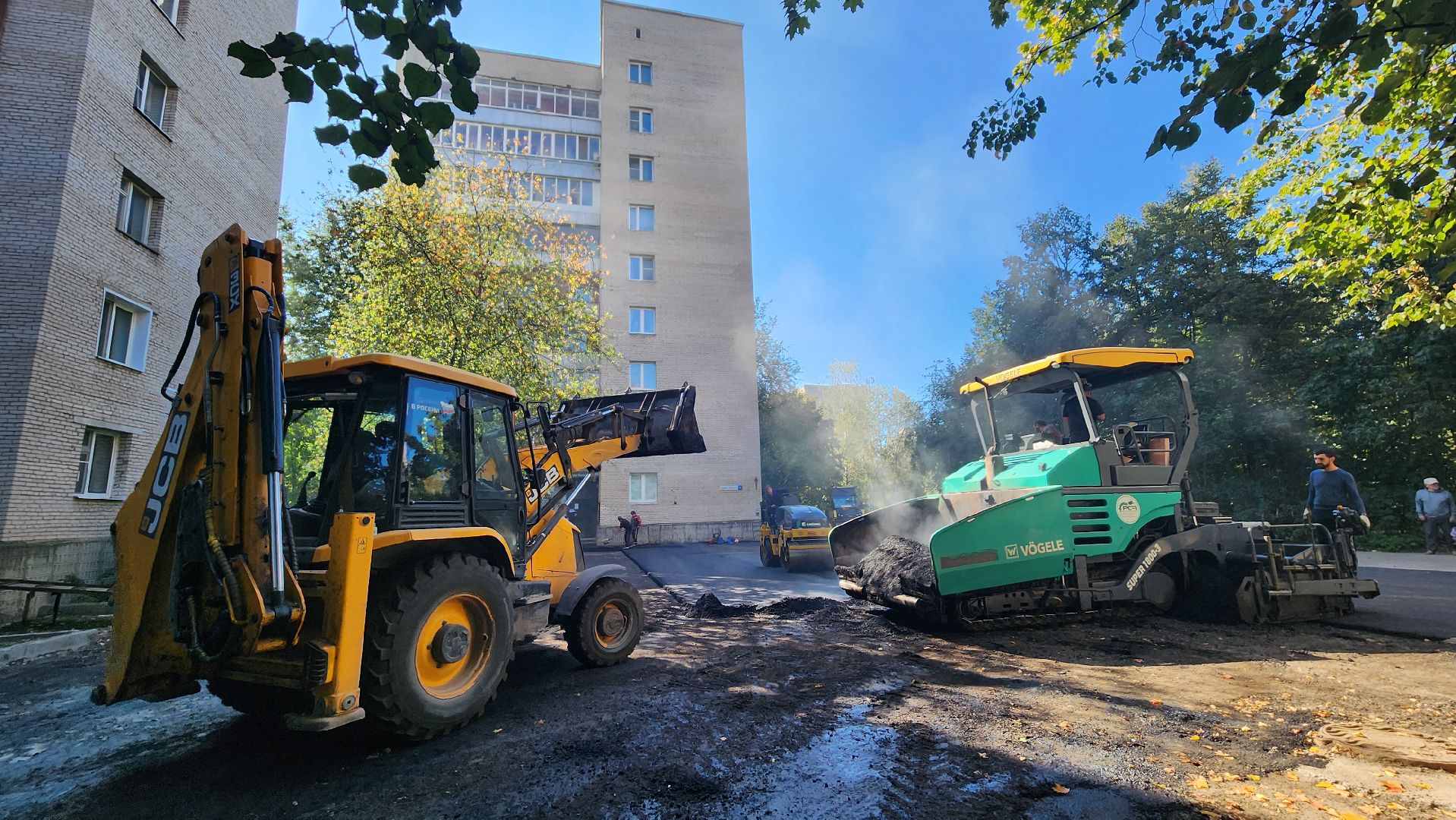 новый асфальт, благоустройство , кбдт, протвино,