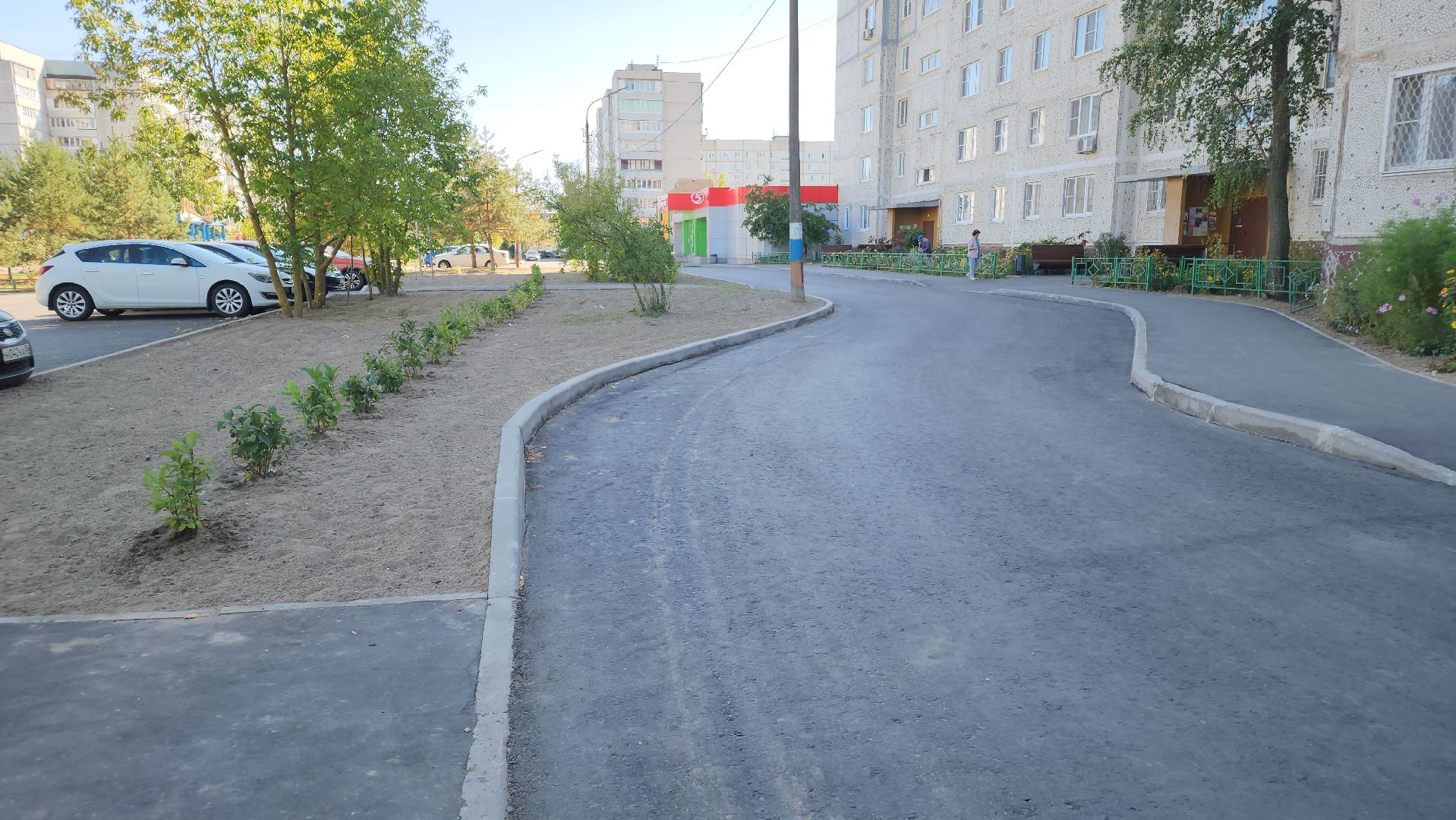 благоустройство дворов, давыдово, орехово-зуевский округ,