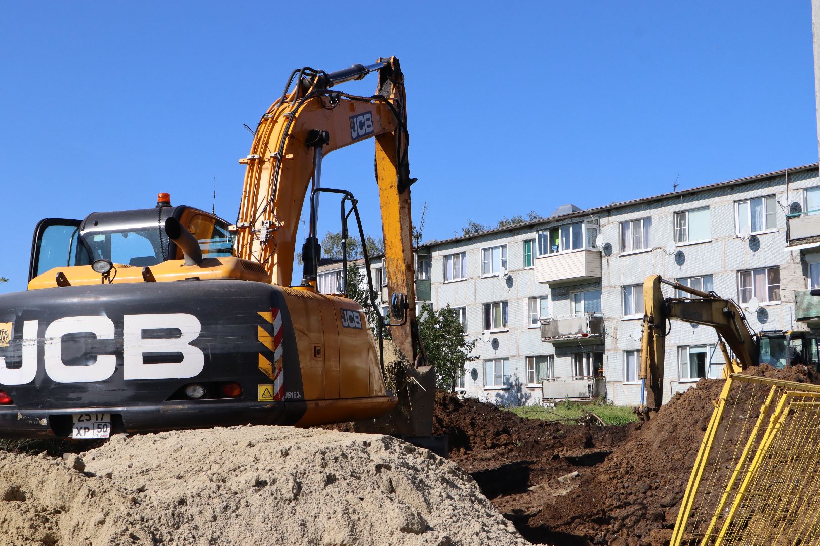 серебряные пруды , строительство теплотрассы Мочилы, жкх, отопительный сезон 2025-2026,
