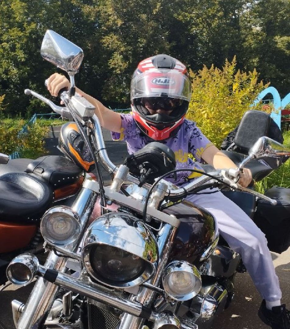 ивантеевка, центр социальной реабилитации, центр социального обслуживания, дети с овз, байкеры, встреча, мотогонки, байк-шоу, дети с особенностями развития,