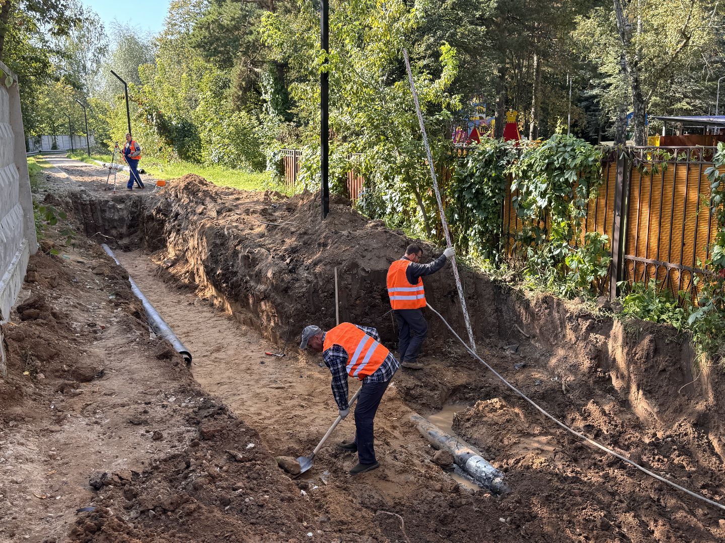 Барвиха, Замена теплотрассы, Одинцово ЖКХ,