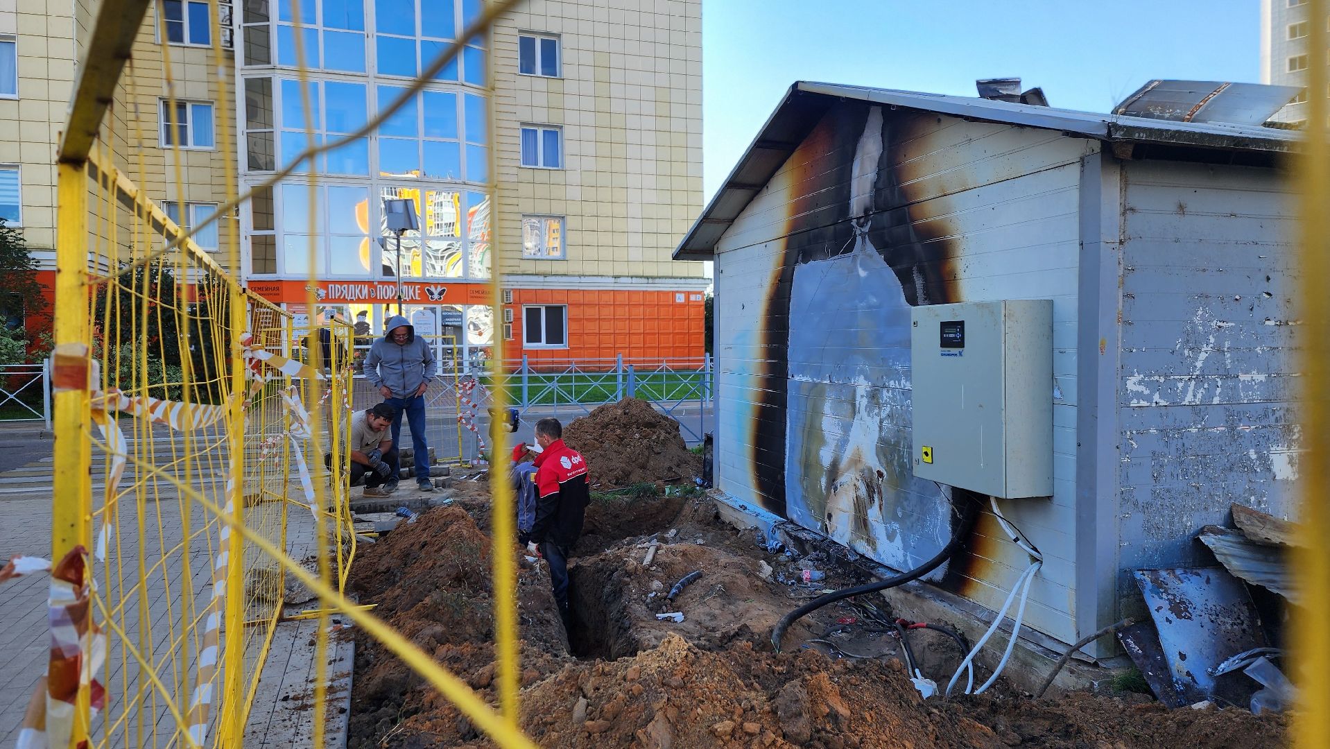 солнечногорск, поселок голубое, канализация, насосная станция,