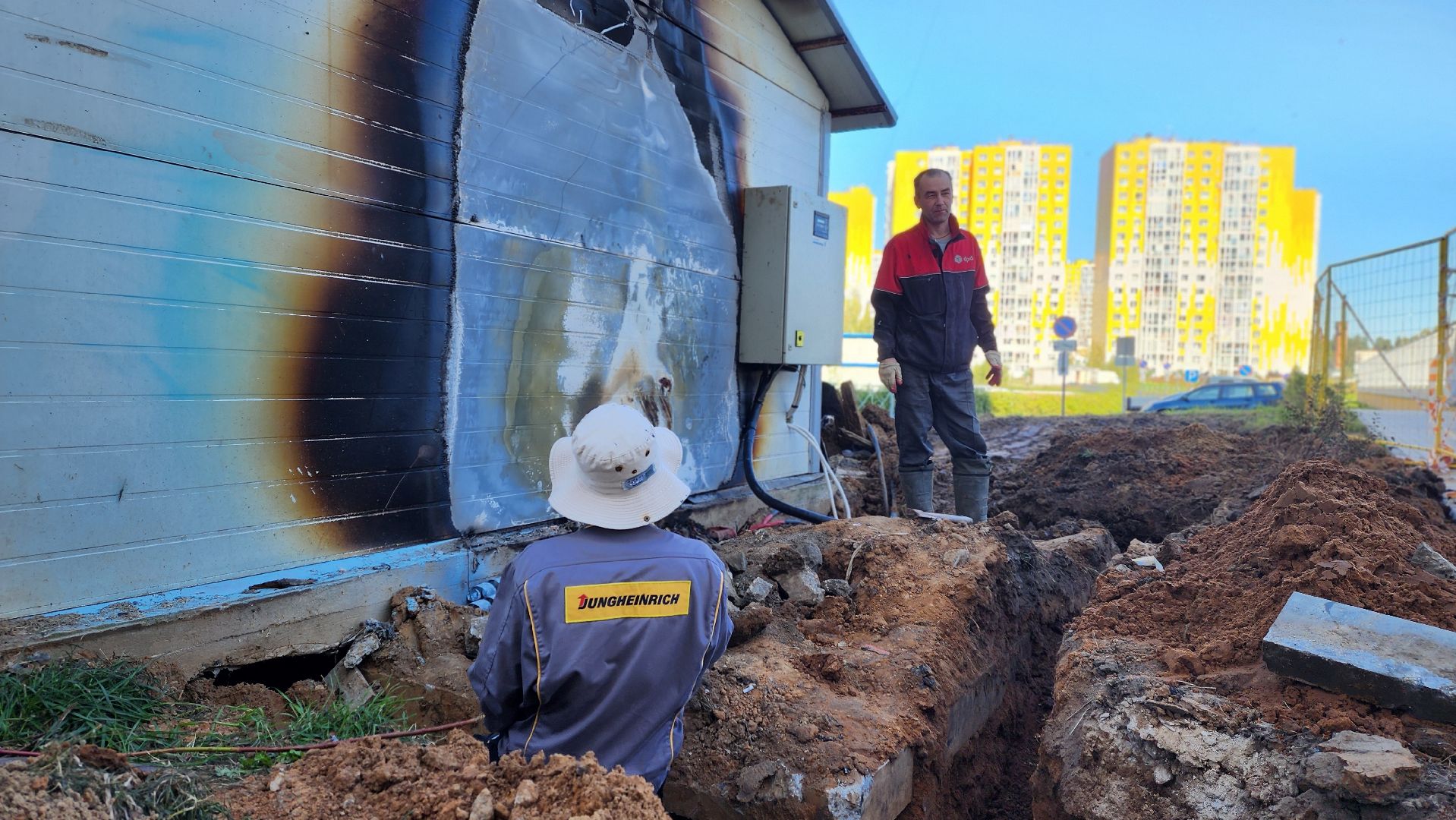 солнечногорск, поселок голубое, канализация, насосная станция,