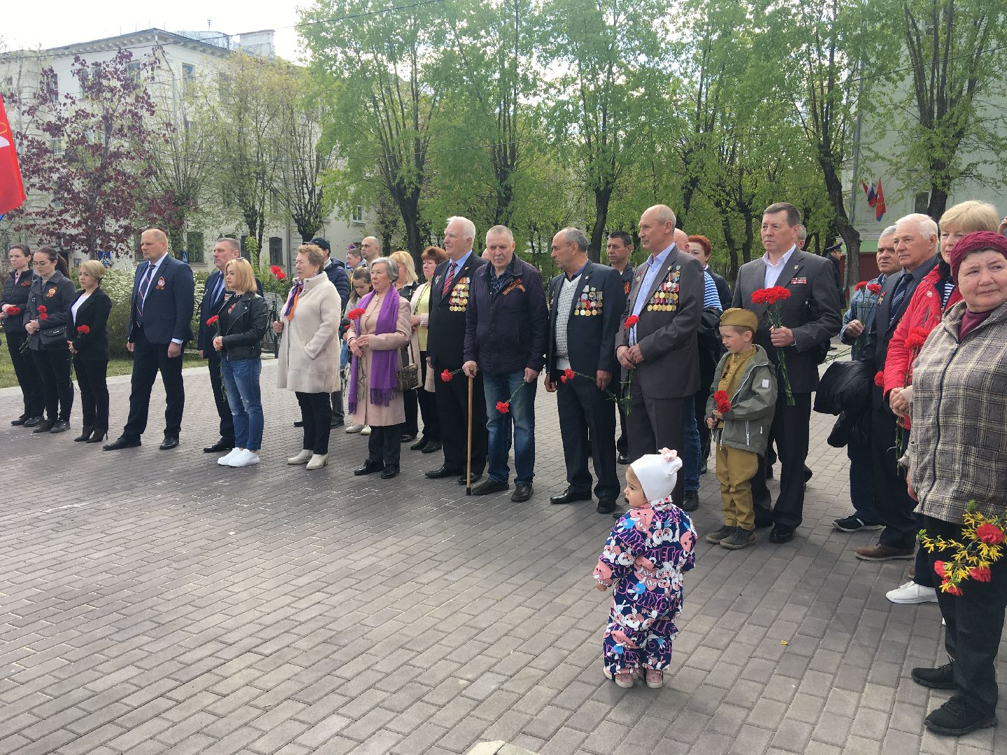 День Победы, возложение цветов, ветераны, мемориал, праздник