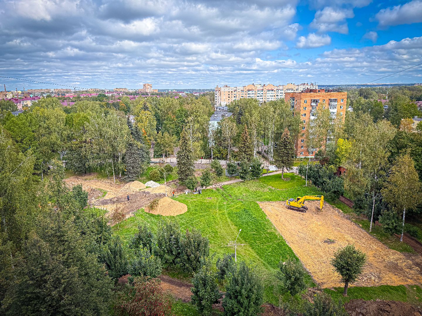 клин, общество, благоустройство, новые скверы, подмосковье,