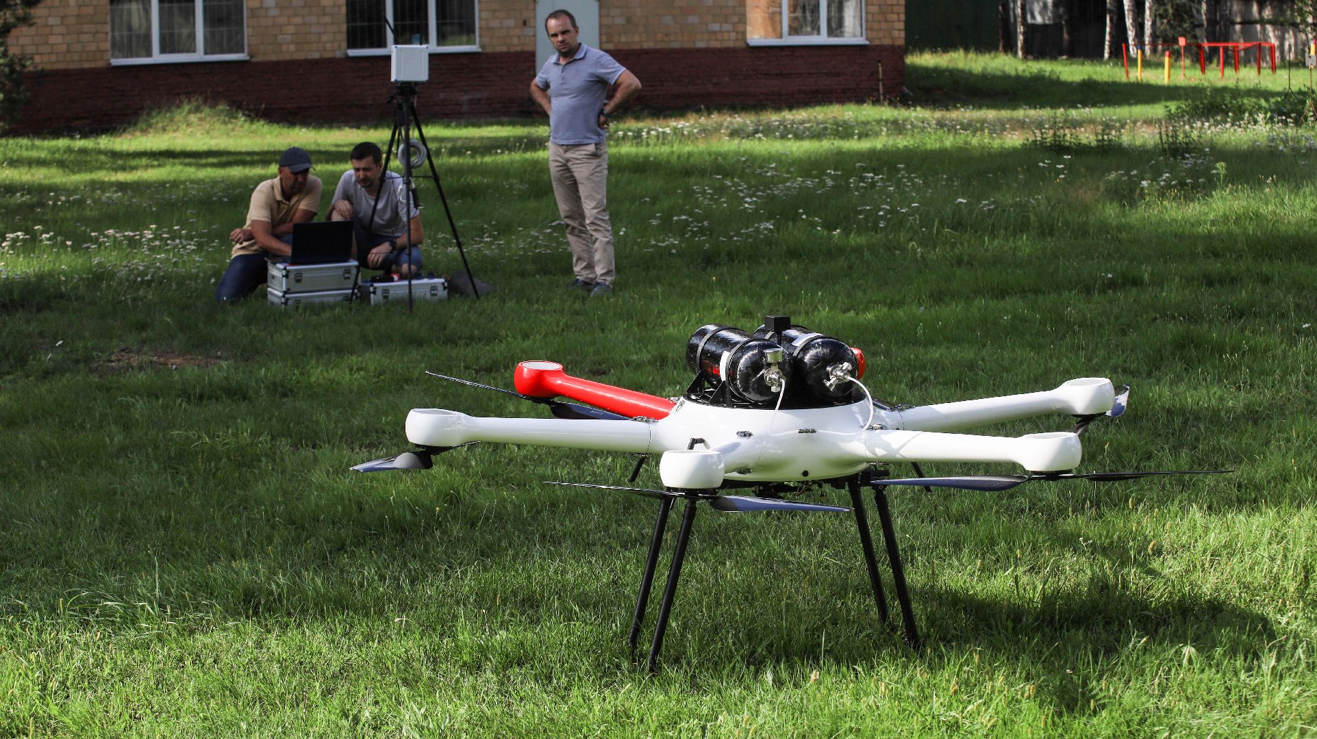 Черноголовка, Водородные установки, Гексакоптер ,