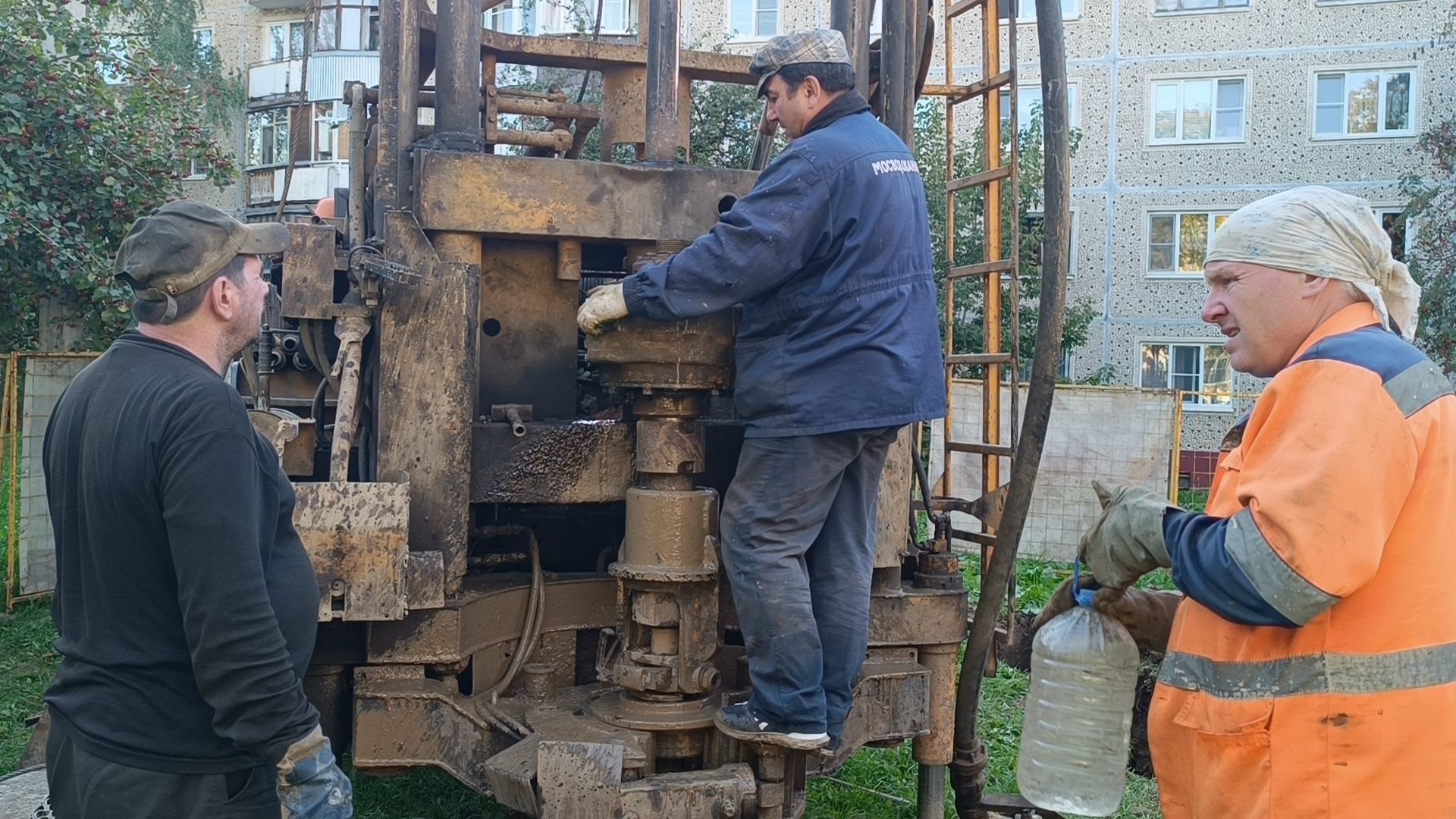 газ, лобня, двор,