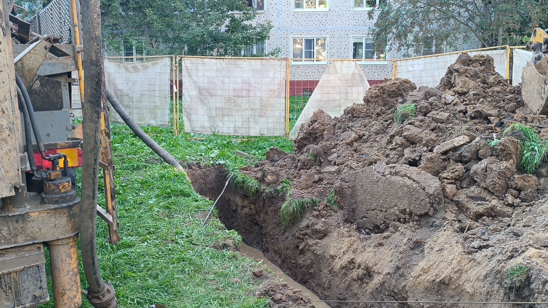 газ, лобня, двор,