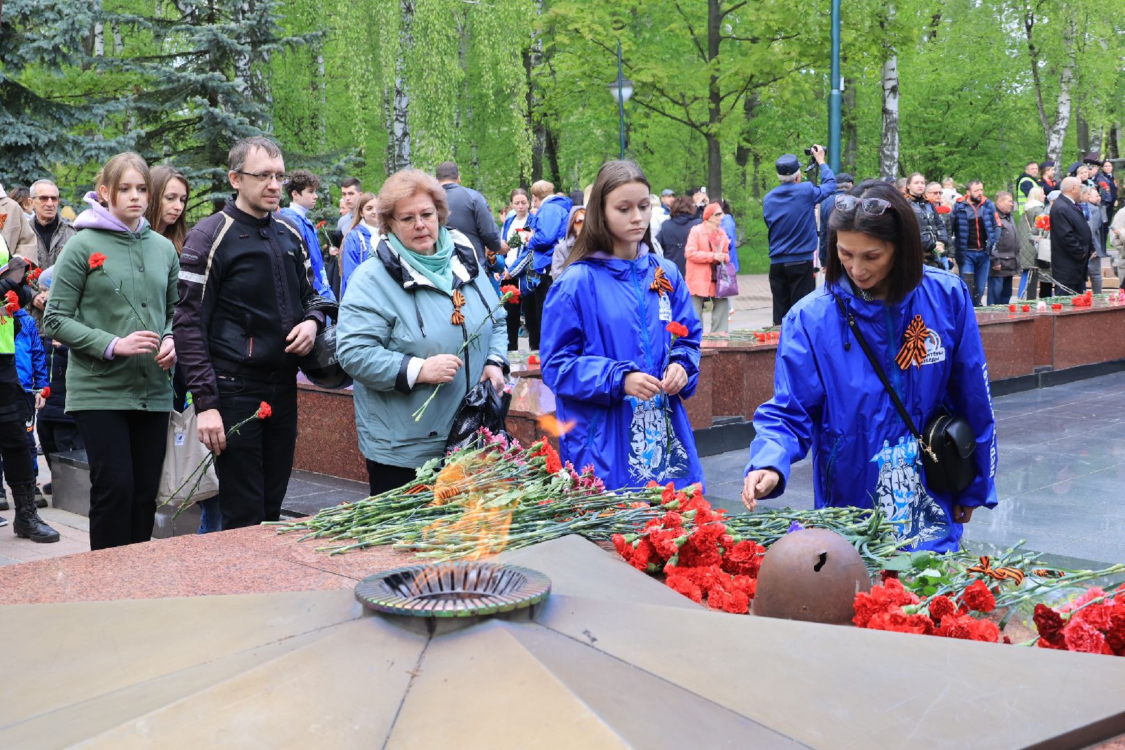 День Победы, возложение цветов, минута молчания, Дзержинский
