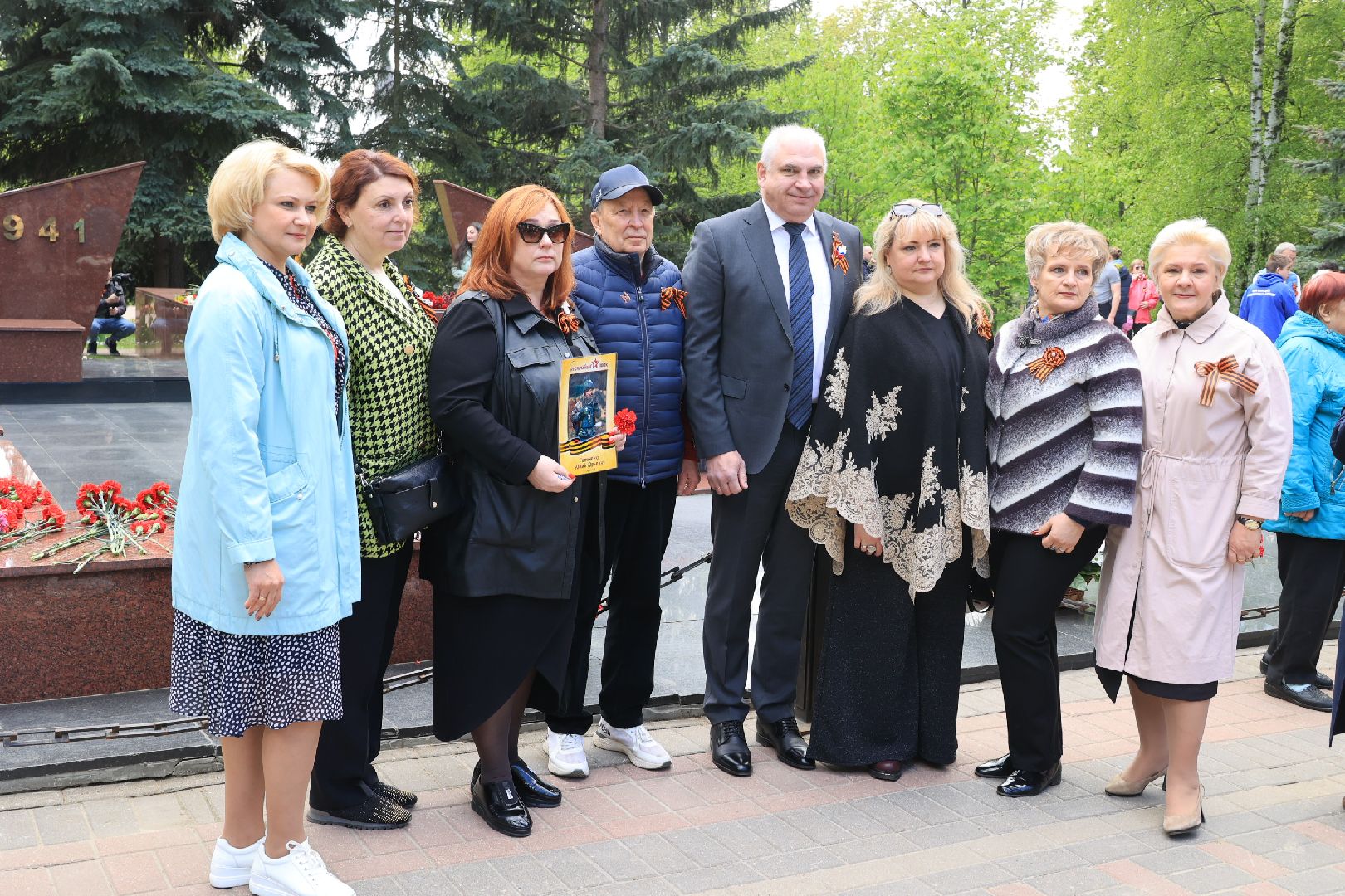 День Победы, возложение цветов, минута молчания, Дзержинский