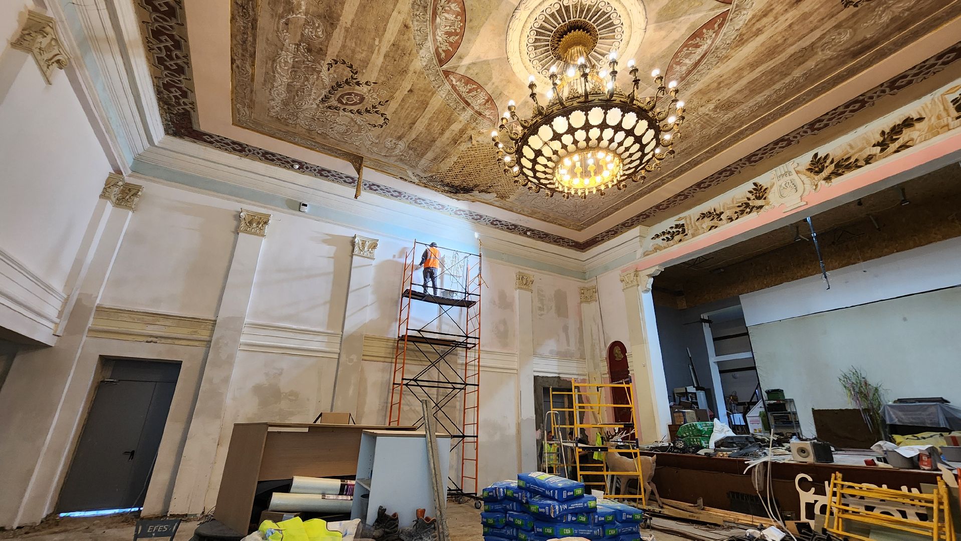 руза, дорохово, ремонт дома культуры, строительство,