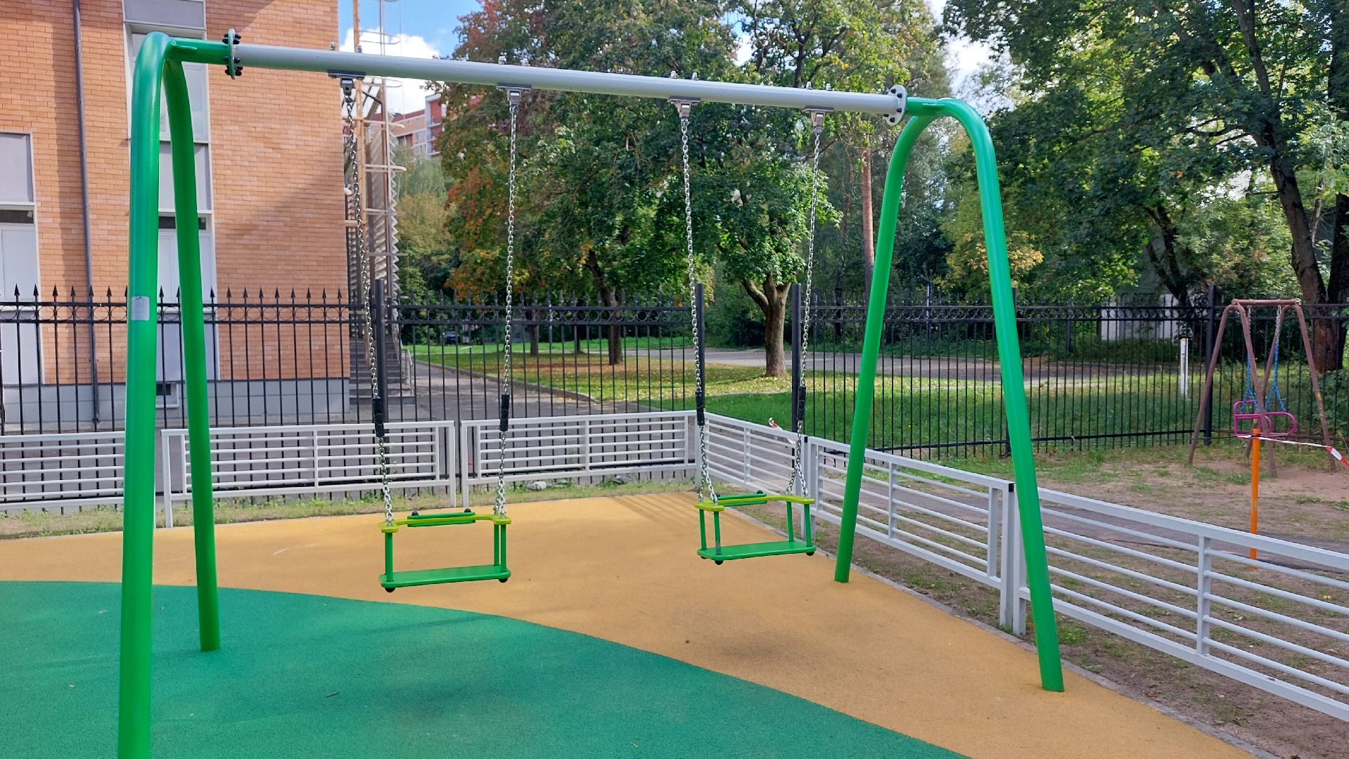 щёлково, новая детская площадка, чкаловский,