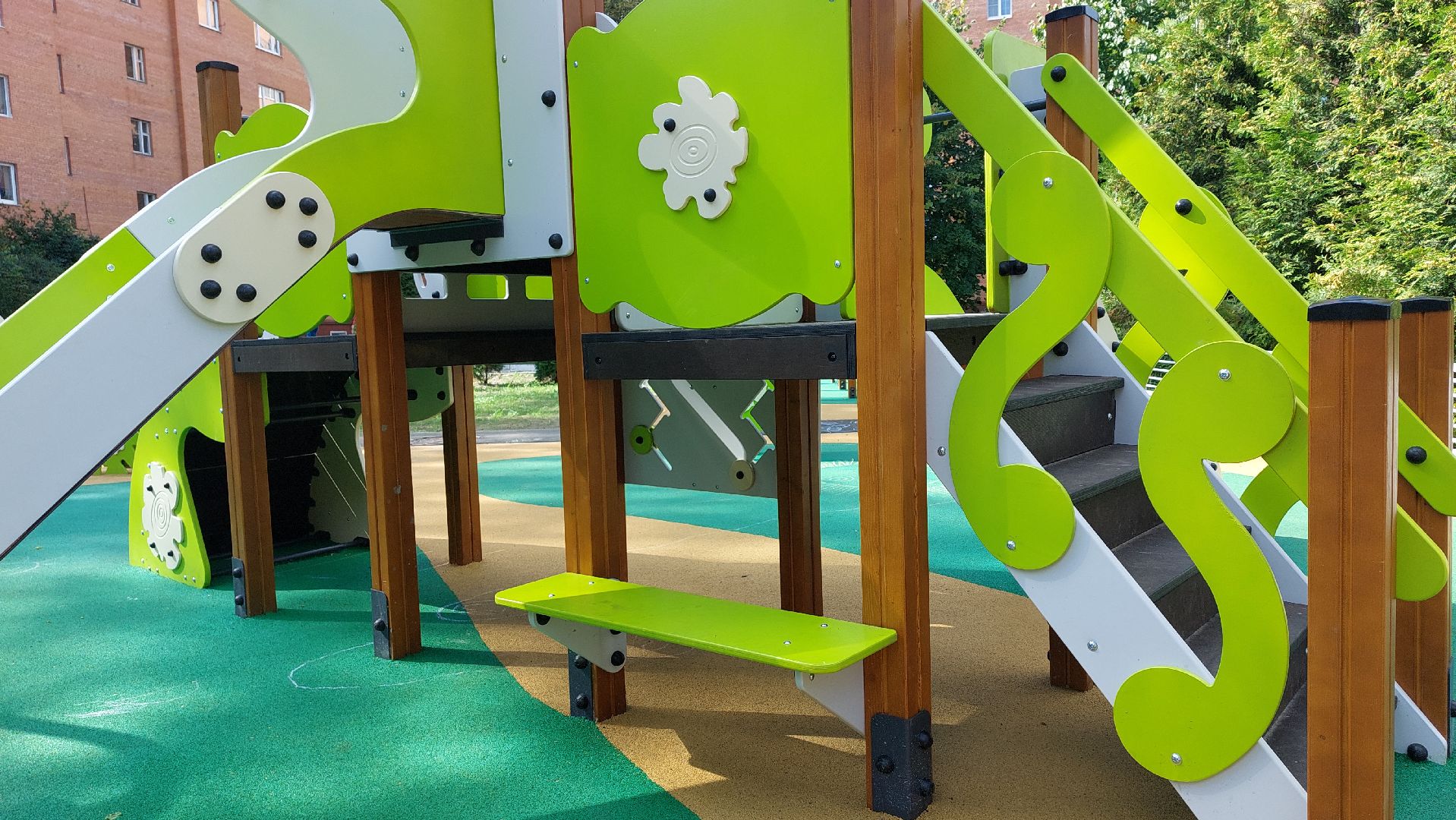 щёлково, новая детская площадка, чкаловский,