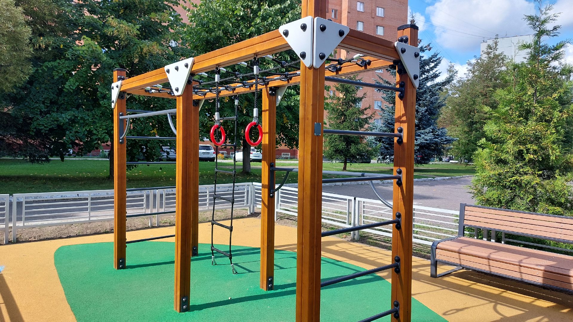 щёлково, новая детская площадка, чкаловский,