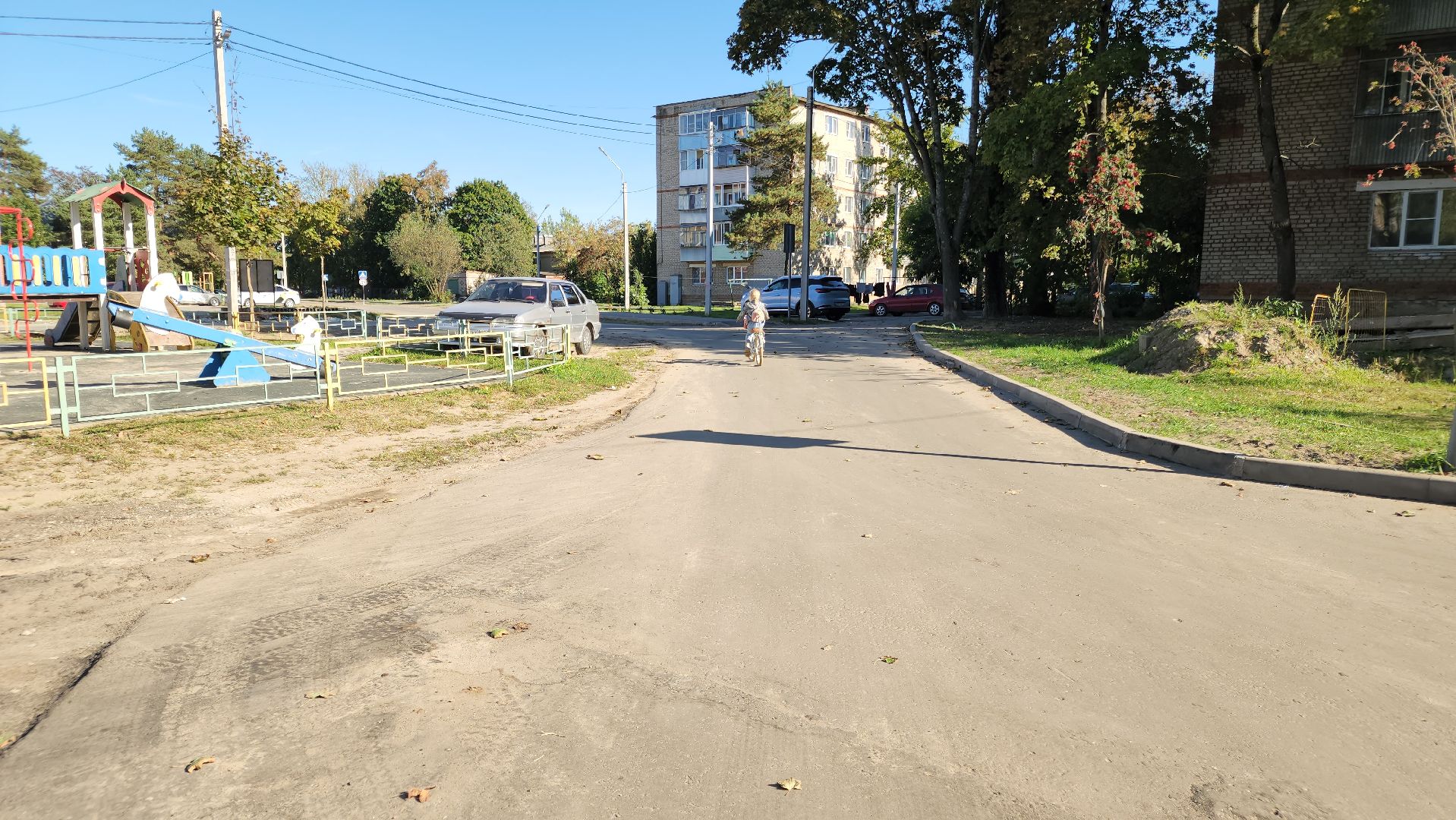 благоустройство дворов, куровское, орехово-зуевский округ,