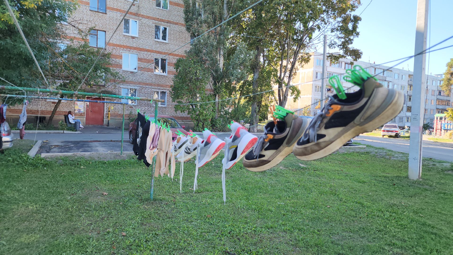 благоустройство дворов, куровское, орехово-зуевский округ,