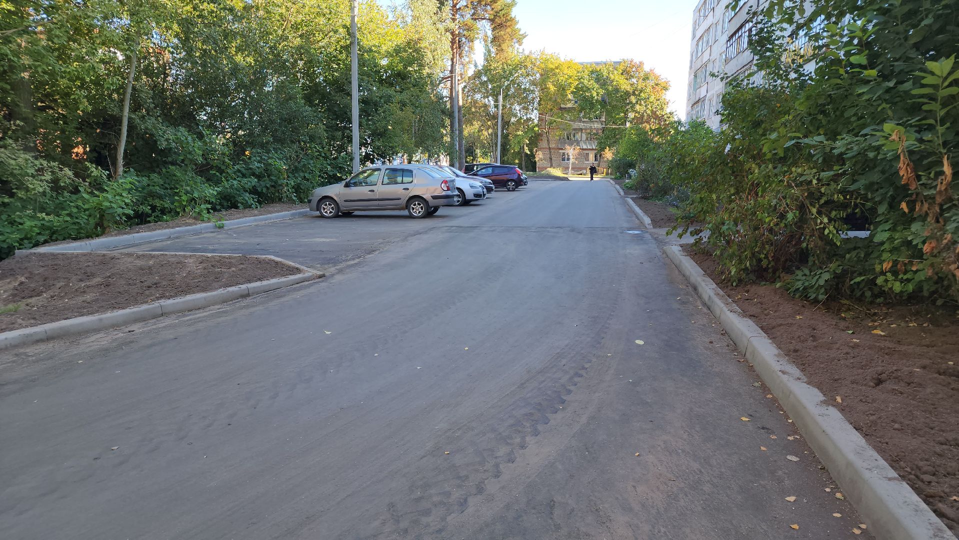 благоустройство дворов, куровское, орехово-зуевский округ,