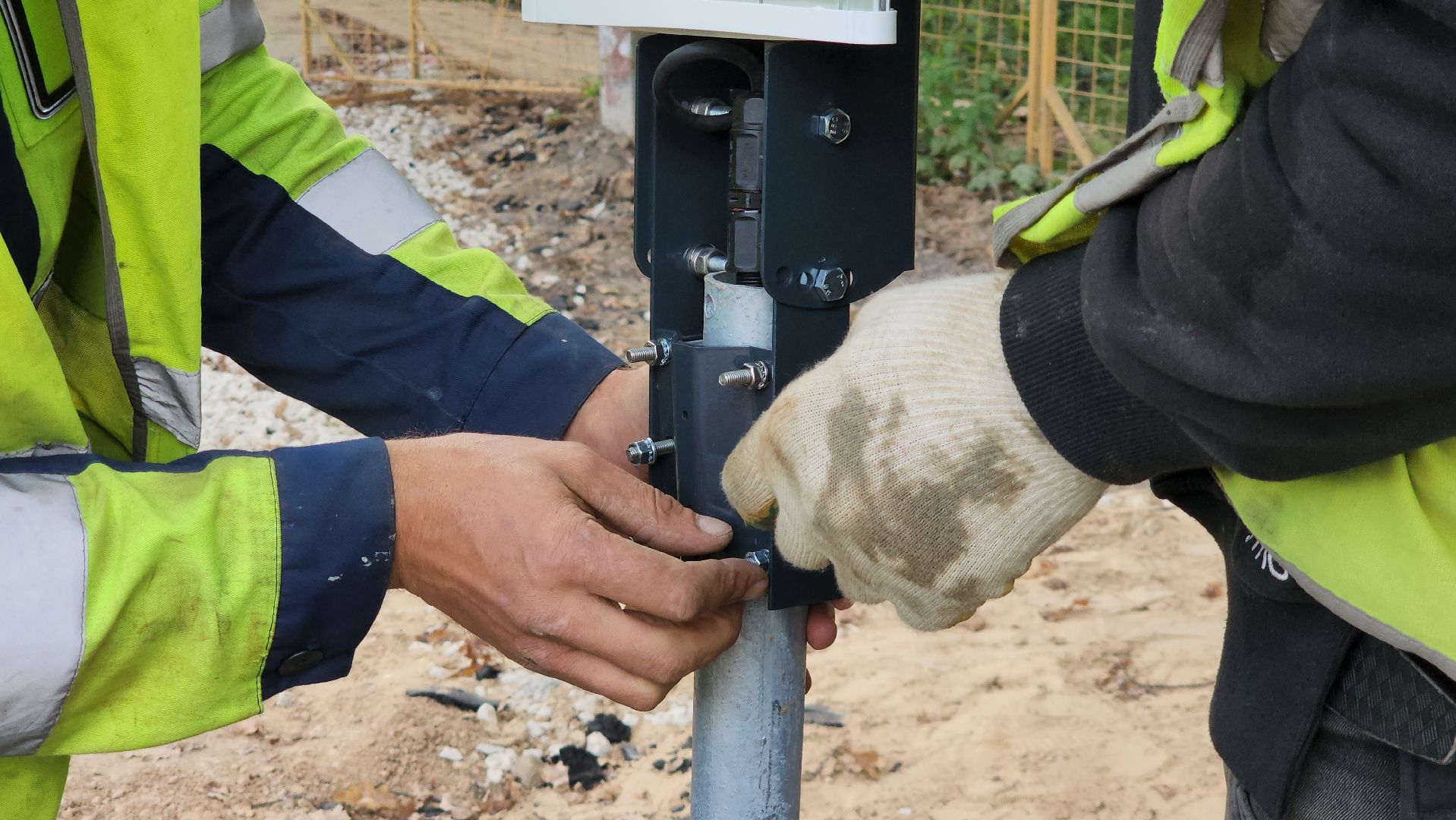 установка, Освещение , светодиодные фонари, железнодорожная станция, Луговая, Лобня ,