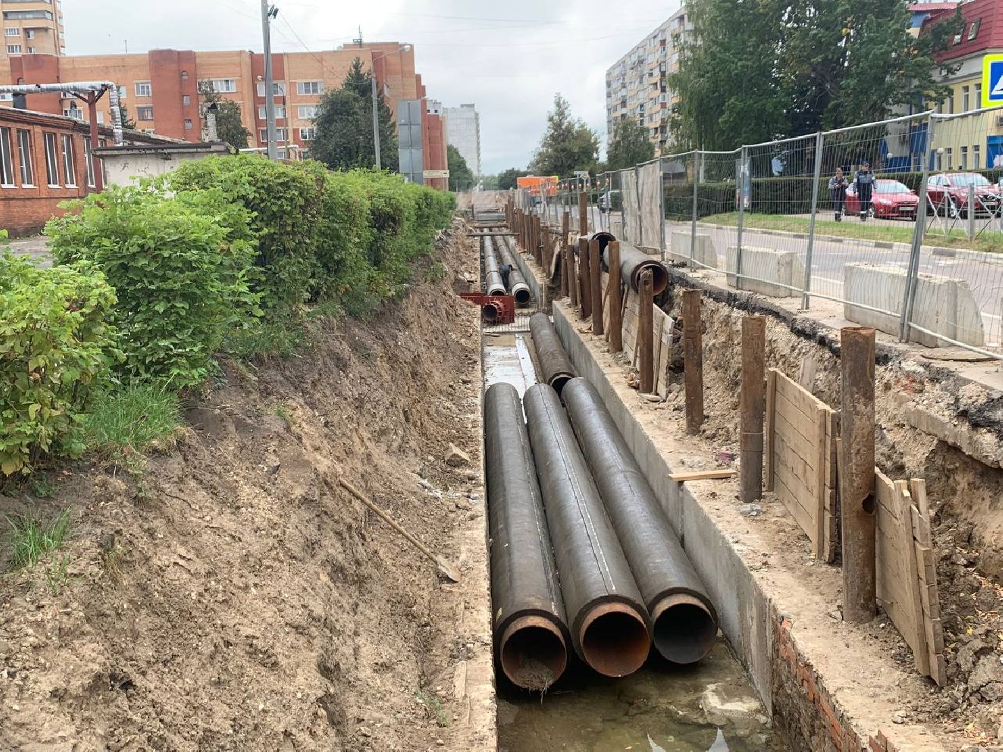 ступино, Горького, жкх, ремонт, теплосеть,