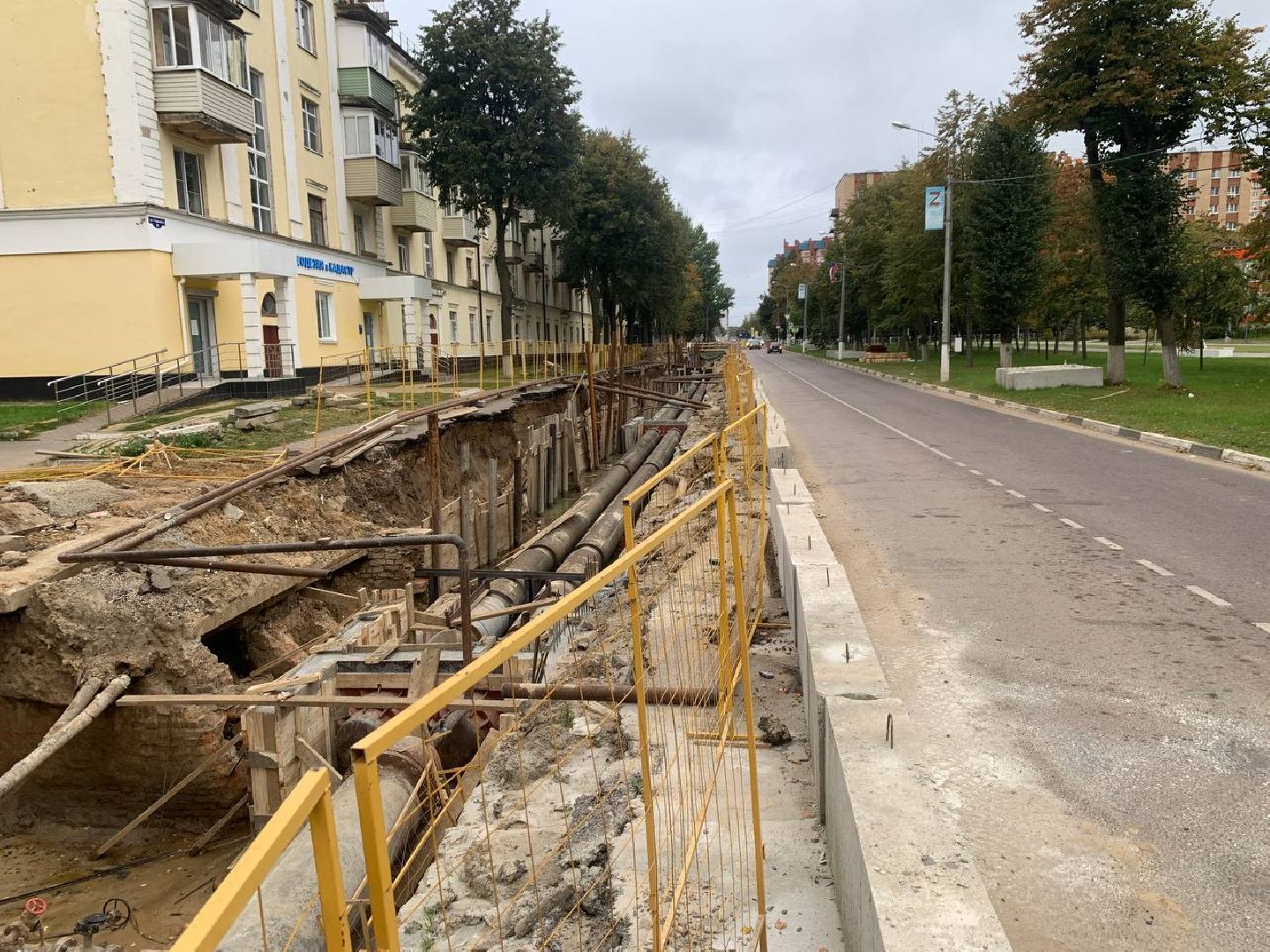 ступино, Горького, жкх, ремонт, теплосеть,