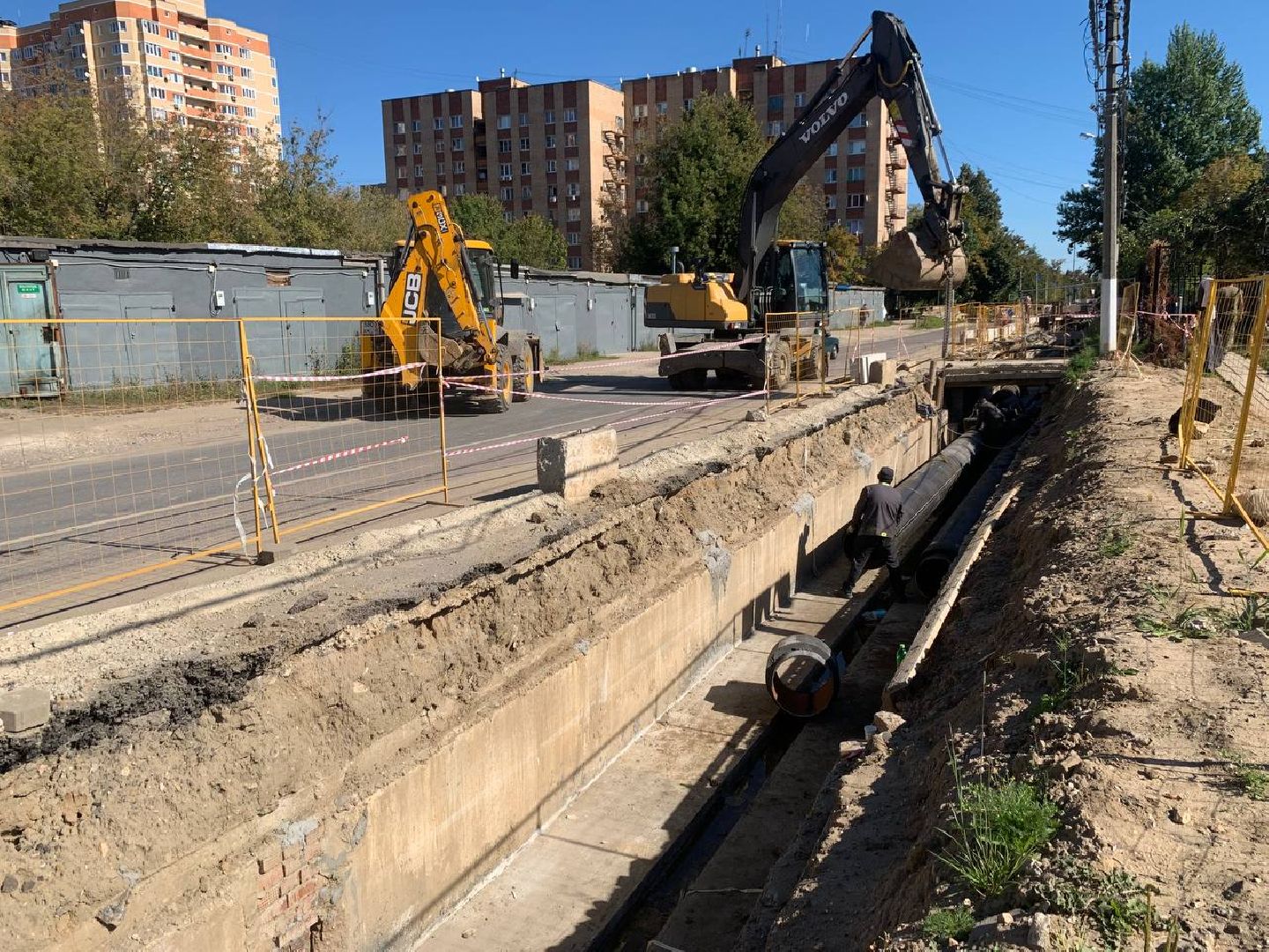 ступино, Горького, жкх, ремонт, теплосеть,