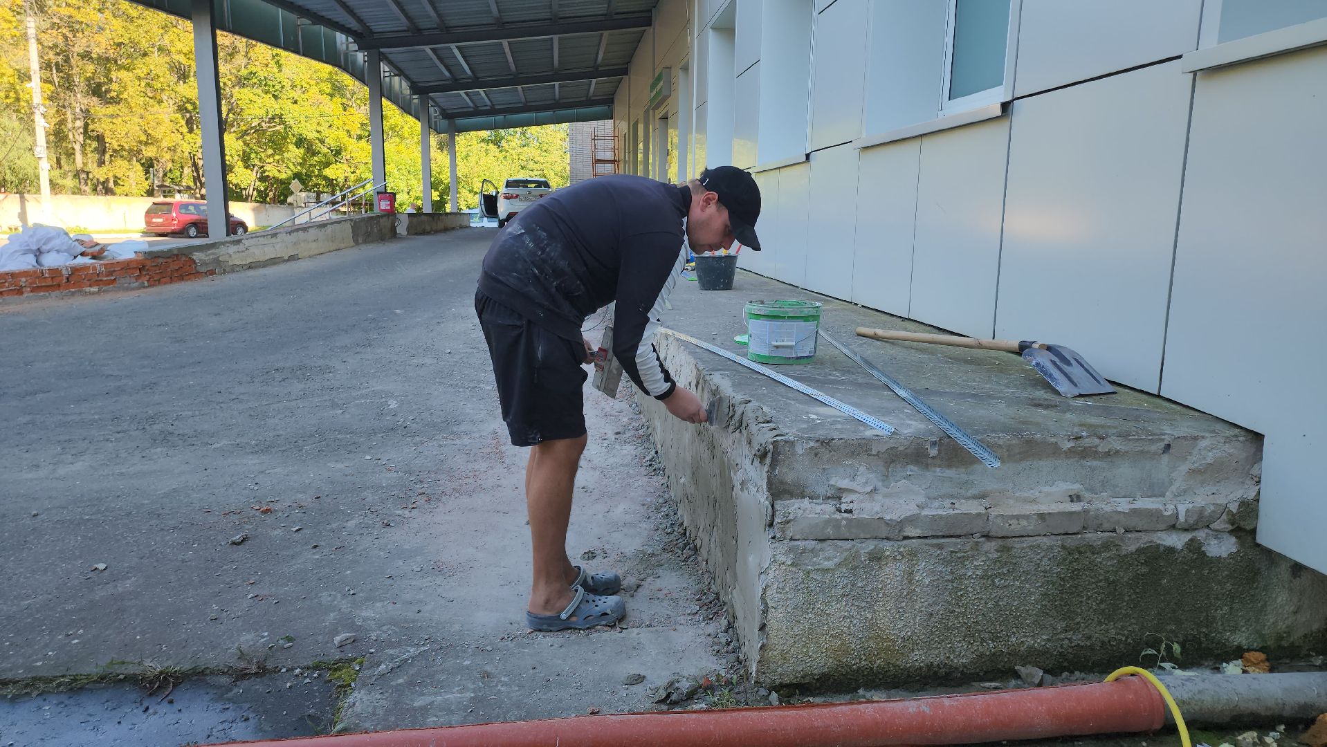 кашира, медицина, здравоохранение, ремонт, входная группа, хирургический корпус, приемное отделение,