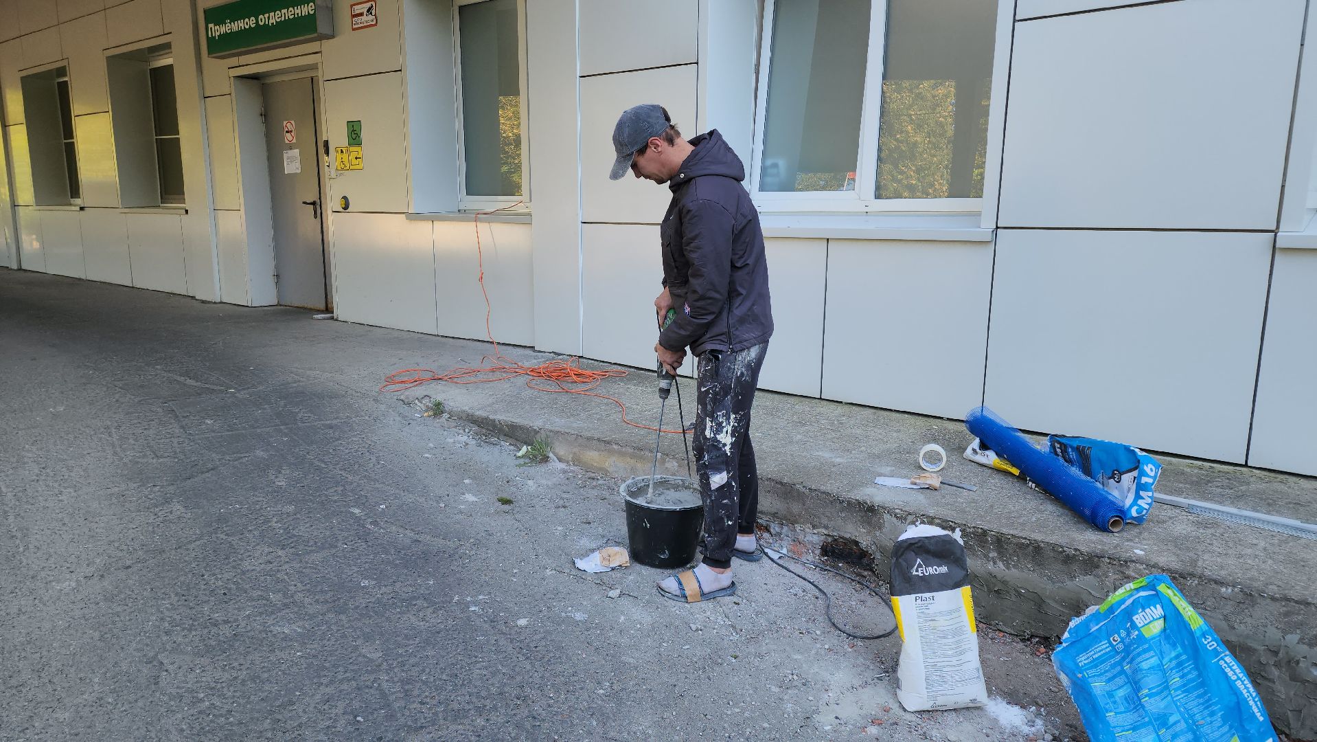 кашира, медицина, здравоохранение, ремонт, входная группа, хирургический корпус, приемное отделение,