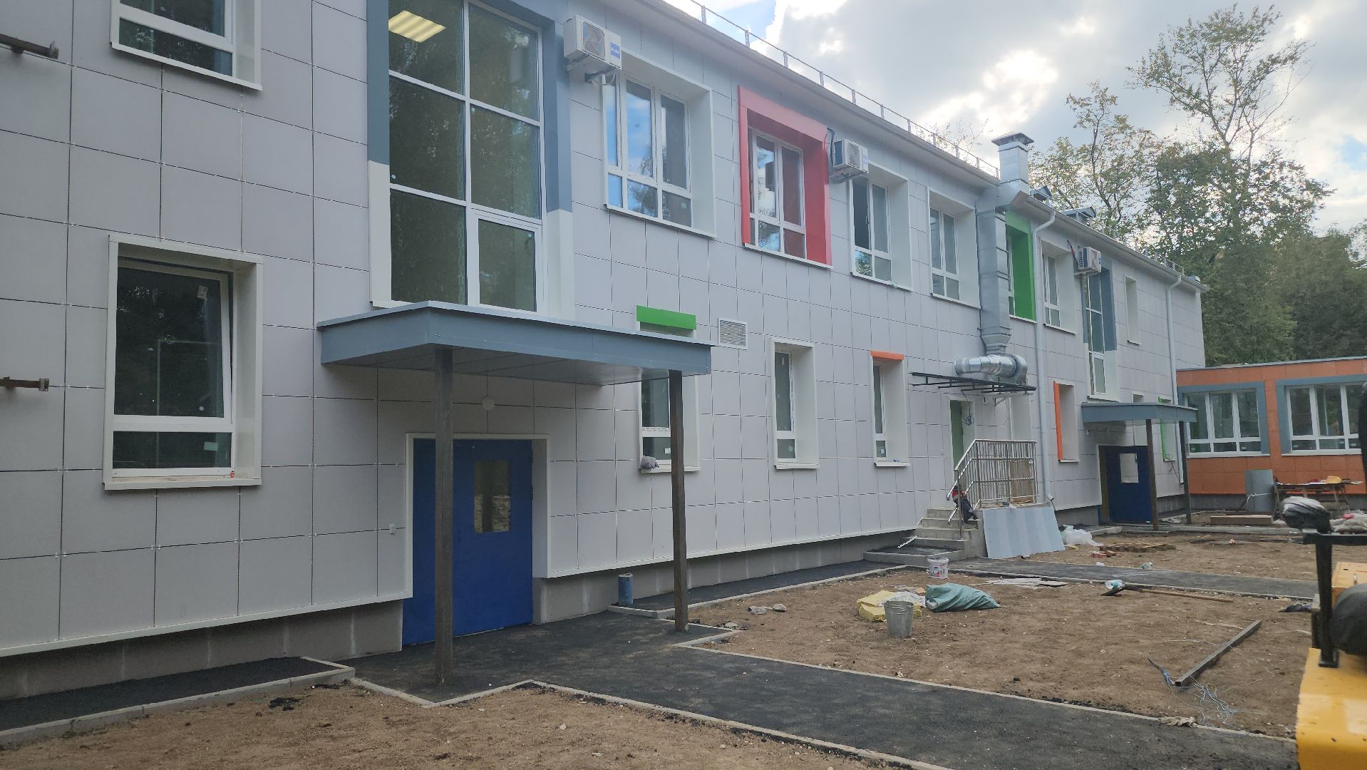долгопрудный, октябрьская улица, детский сад родничок , капитальный ремонт,