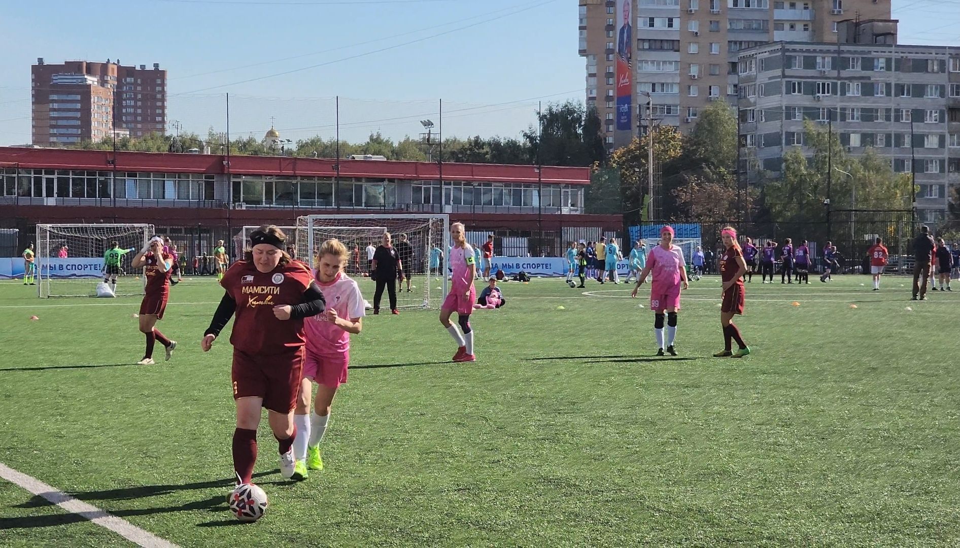 футбол, турнир, игра, мама, семья,