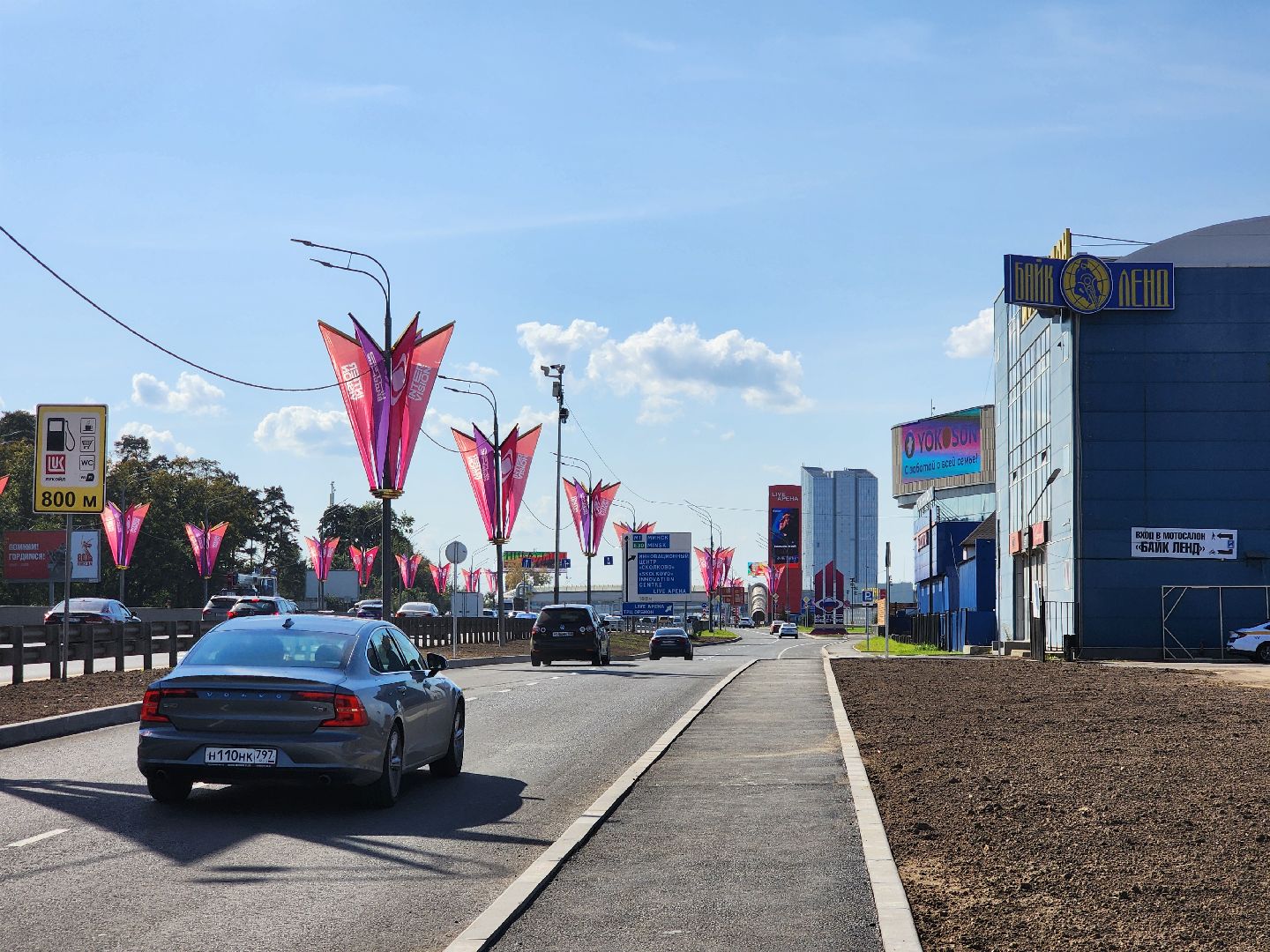 тпу сколково, одинцовский округ, live арена, минское шоссе, дорога,