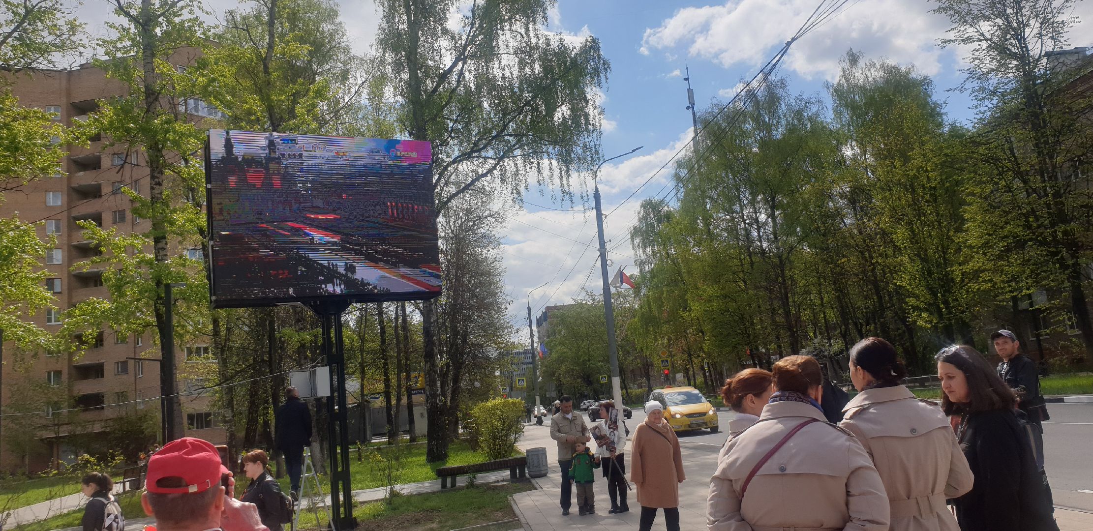 Долгопрудный, афиши, экран, реклама, благоустройство