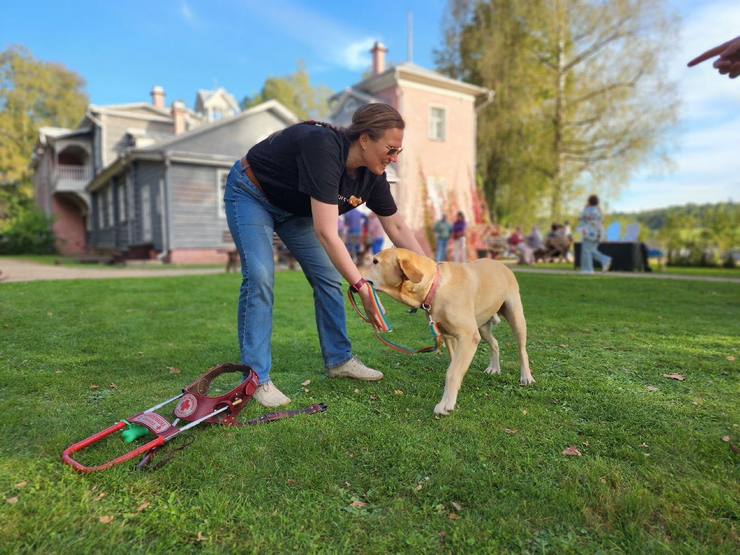 мураново, музей-усадьба мураново, мудрый пес, светлана телицына, собака-поводырь, аксаковская уха, гастрономический фестиваль,пушкинский городской округ,
