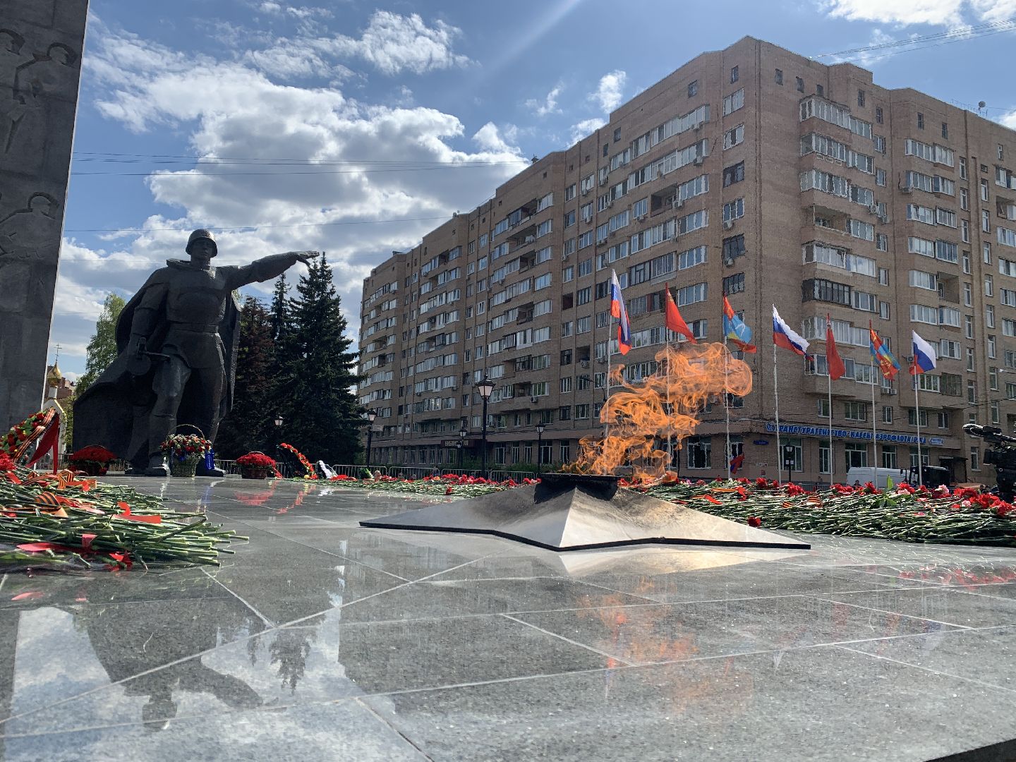 Балашиха, Подмосковье, День Победы, ветераны, митинг, Игорь Брынцалов, Сергей Юров