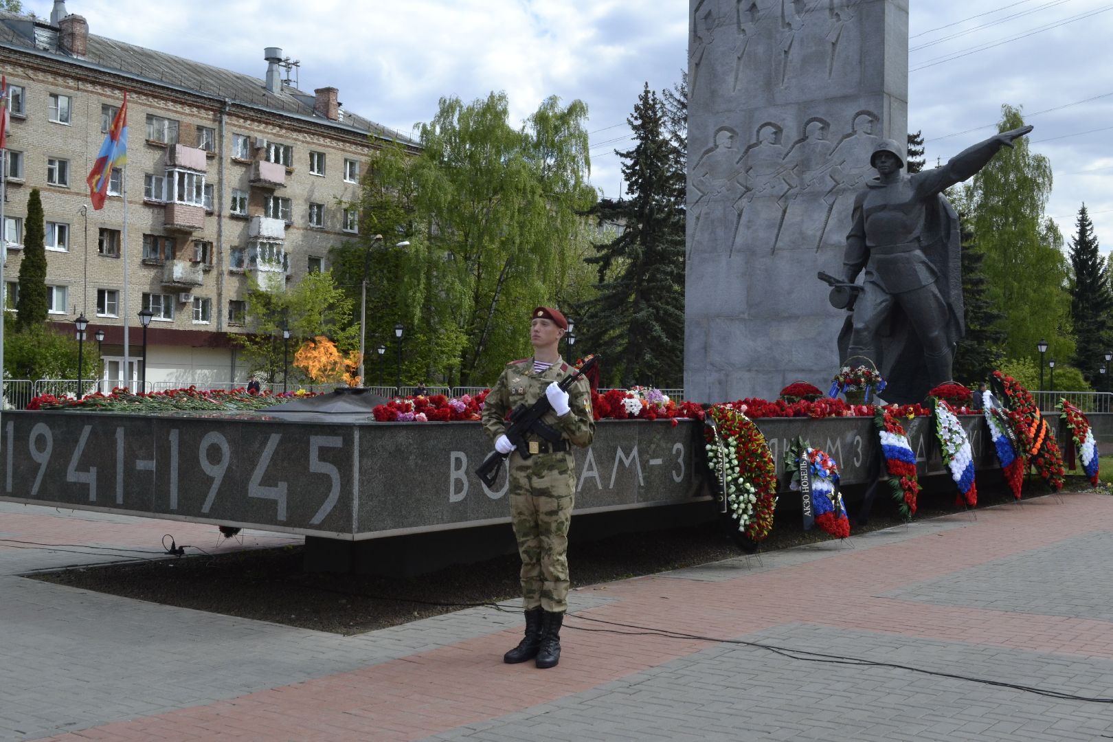 Балашиха, Подмосковье, День Победы, ветераны, митинг, Игорь Брынцалов, Сергей Юров