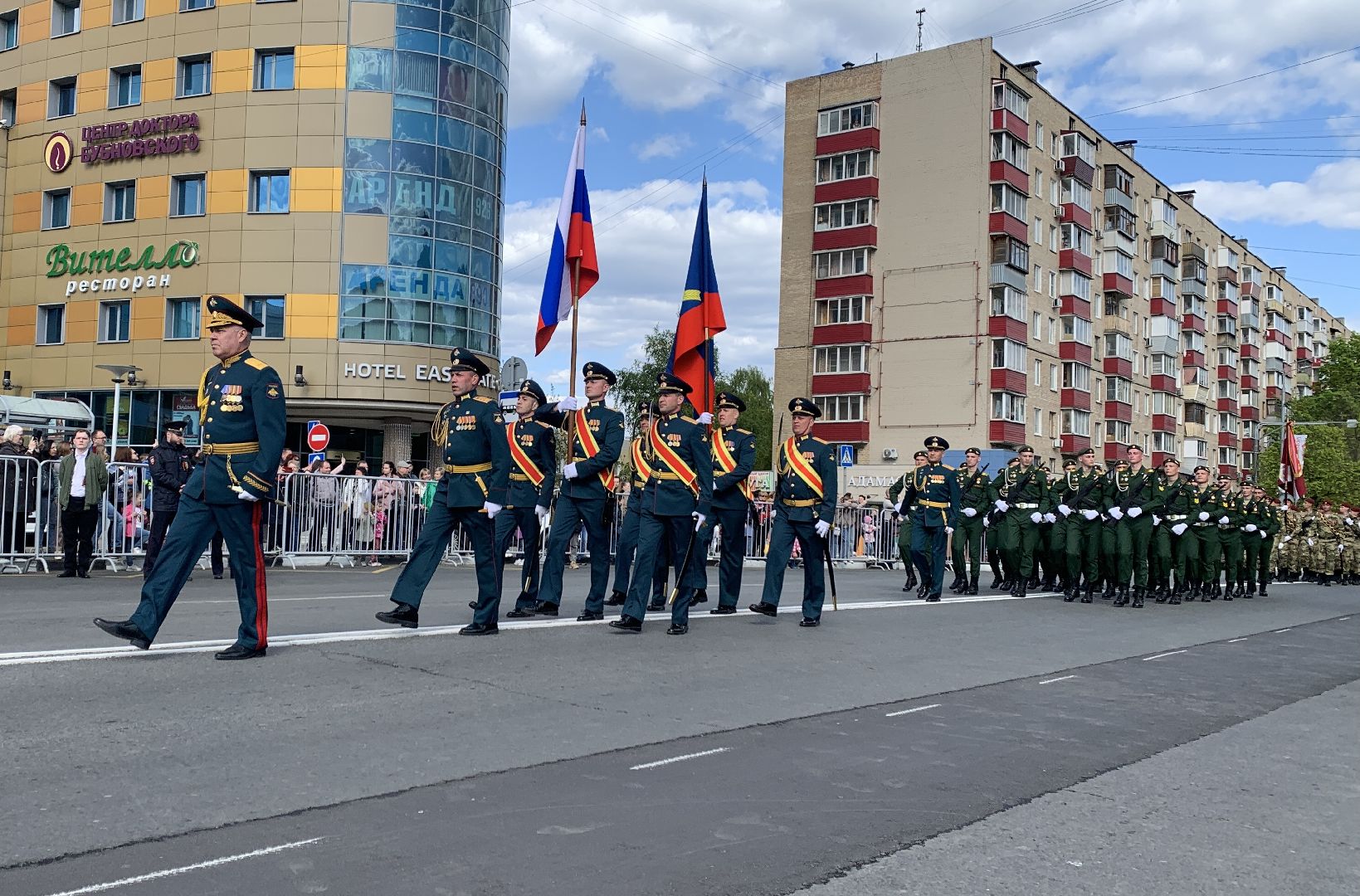 Балашиха, Подмосковье, День Победы, ветераны, митинг, Игорь Брынцалов, Сергей Юров