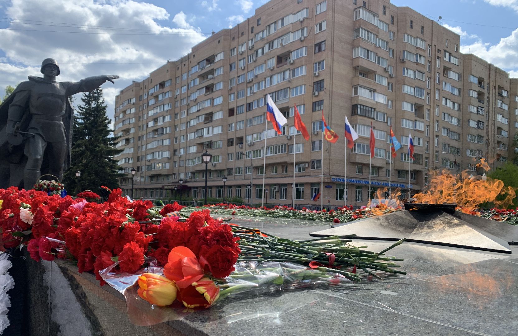 Балашиха, Подмосковье, День Победы, ветераны, митинг, Игорь Брынцалов, Сергей Юров