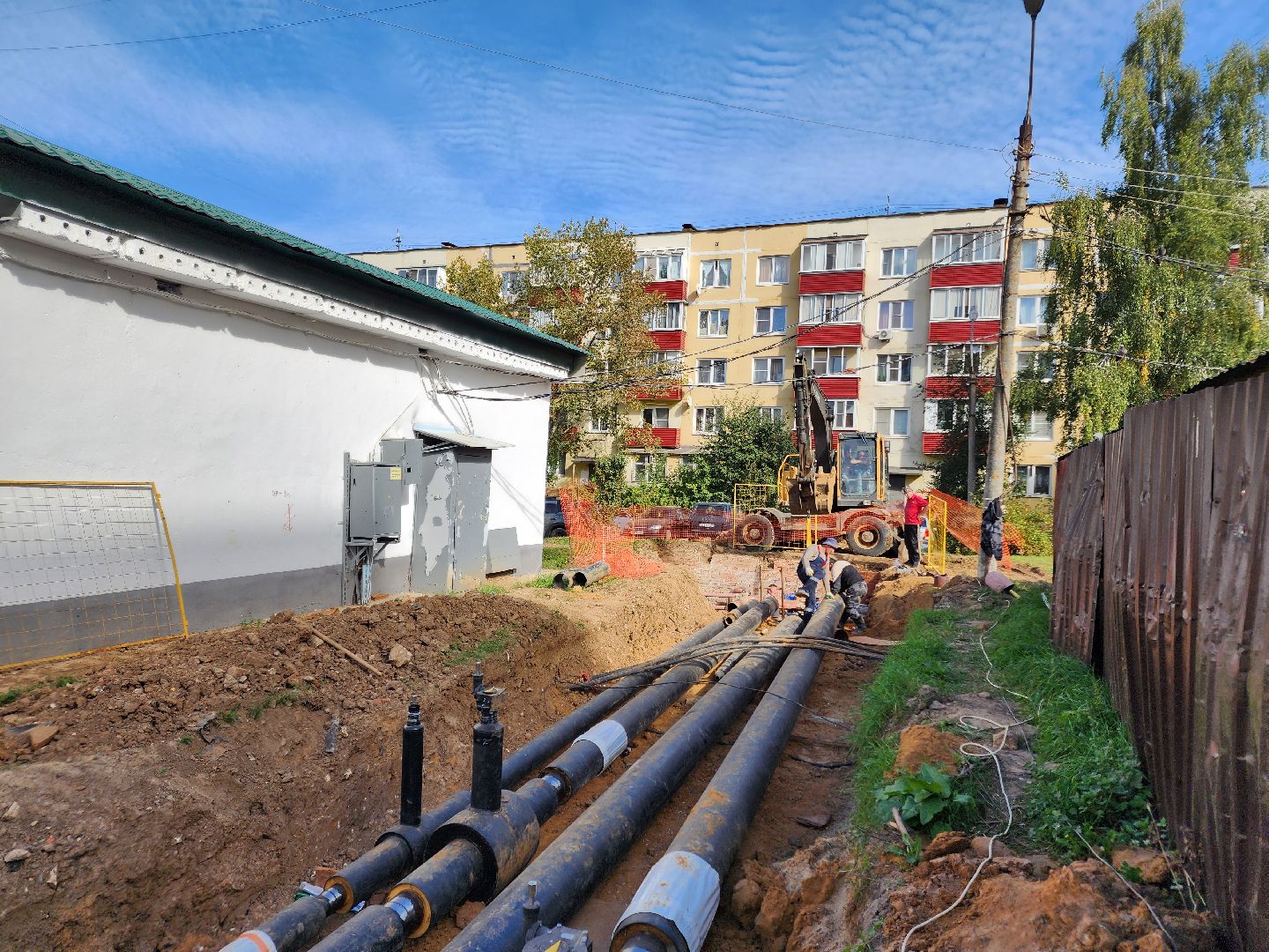 чехов, улица чехова , вишневый бульвар, капремонт теплосети, модернизация инженерных сетей , реконструкция , система отопления и гвс, горячее водоснабжение,подготовка к отопительному сезону, подключение домов к системе гвс, госпрограмма московской области,  развитие инженерной инфраструктуры,