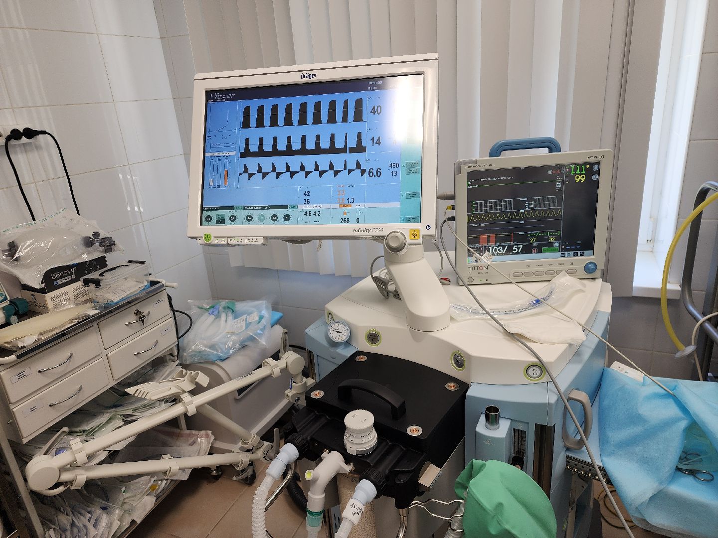 Подольск , бородино, детская больница, Новое оборудование , реанимационное отделение,