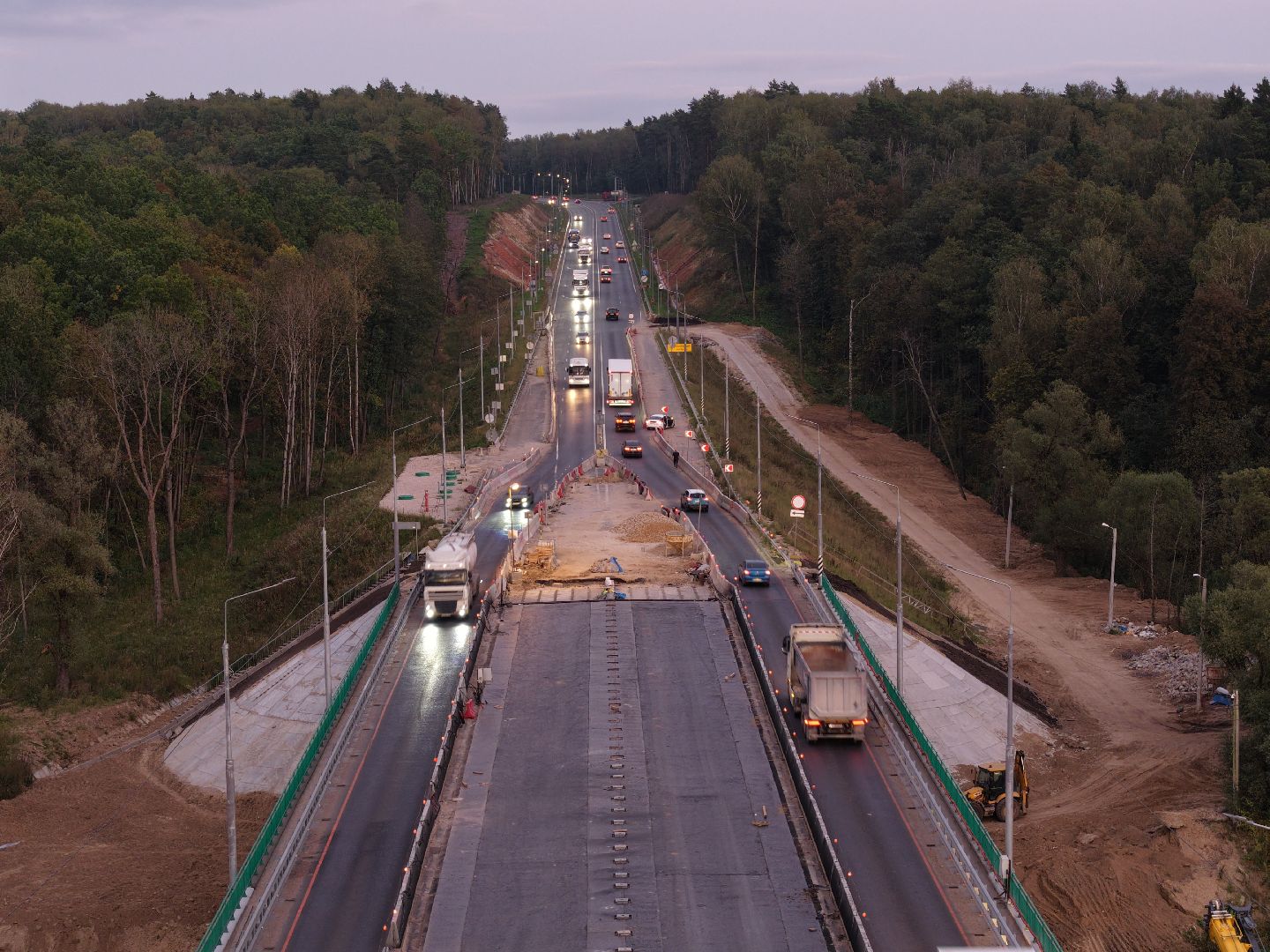 видео с коптера, мост через нару,