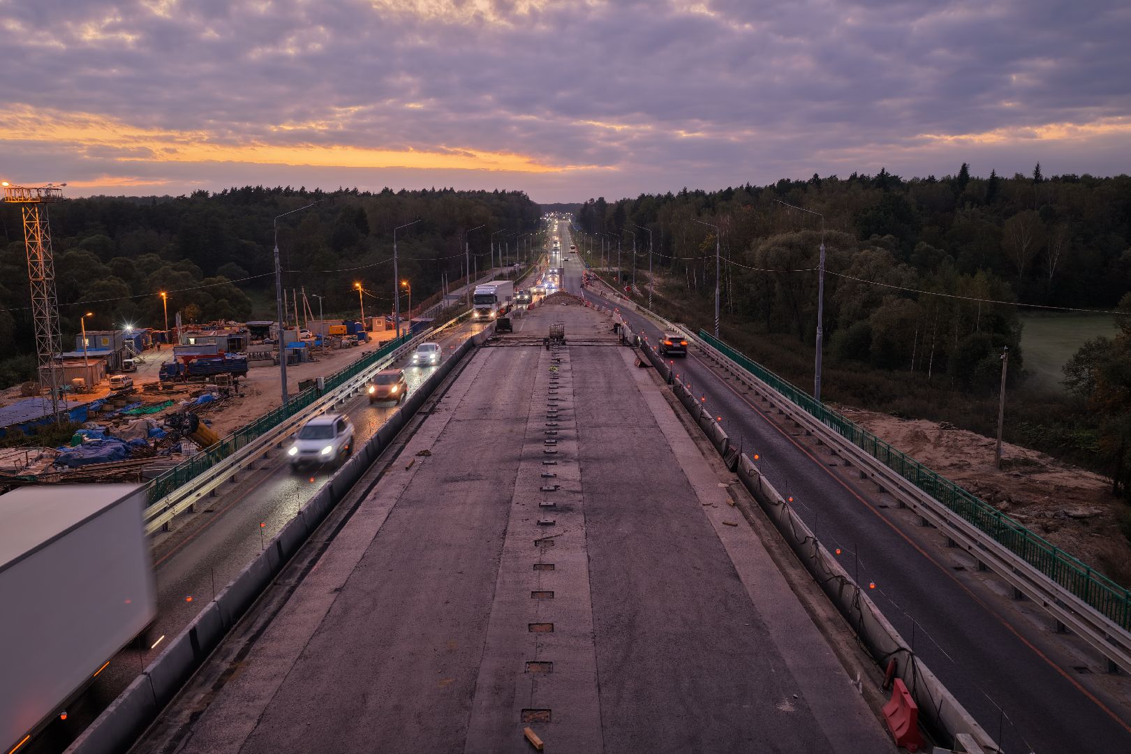 видео с коптера, мост через нару,