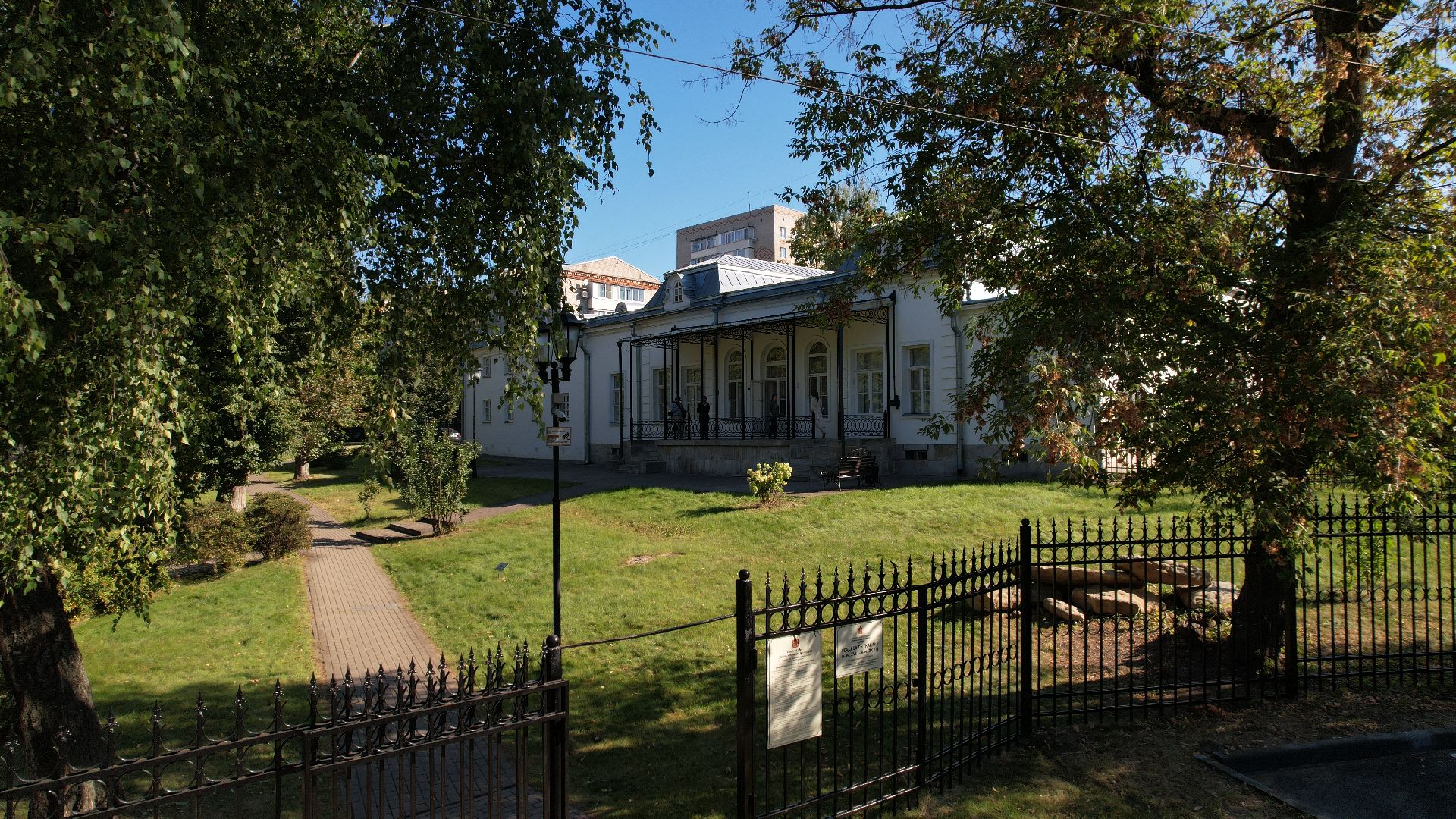 видео с коптера, усадьба лыткарино, новый сквер лыткарино,