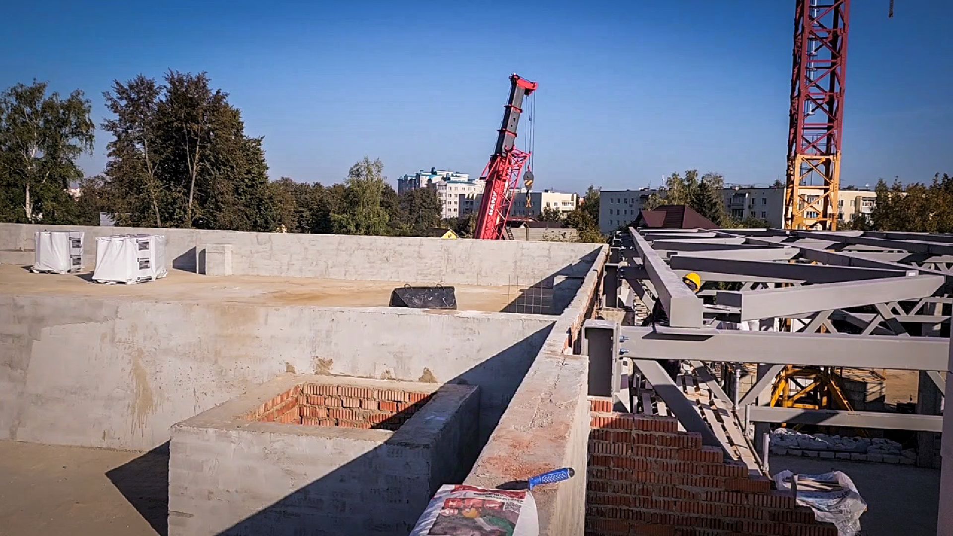 бронницы, строительство пристройки к лицею в бронницах, новый корпус лицея в бронницах, строительство корпуса лицея,