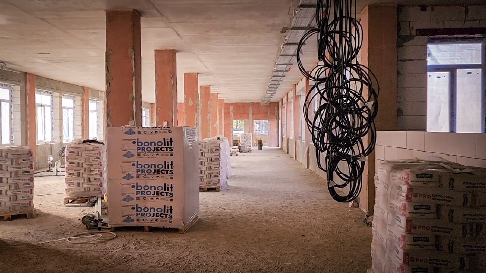 бронницы, строительство пристройки к лицею в бронницах, новый корпус лицея в бронницах, строительство корпуса лицея,