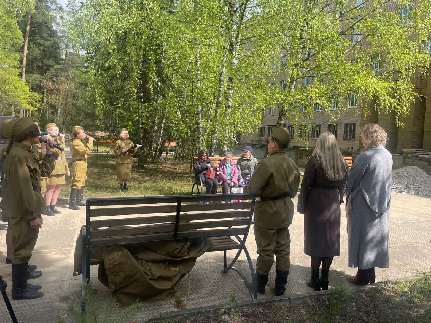 Красноармейск, Пушкинский, песни Победы, двор Победы, День Победы