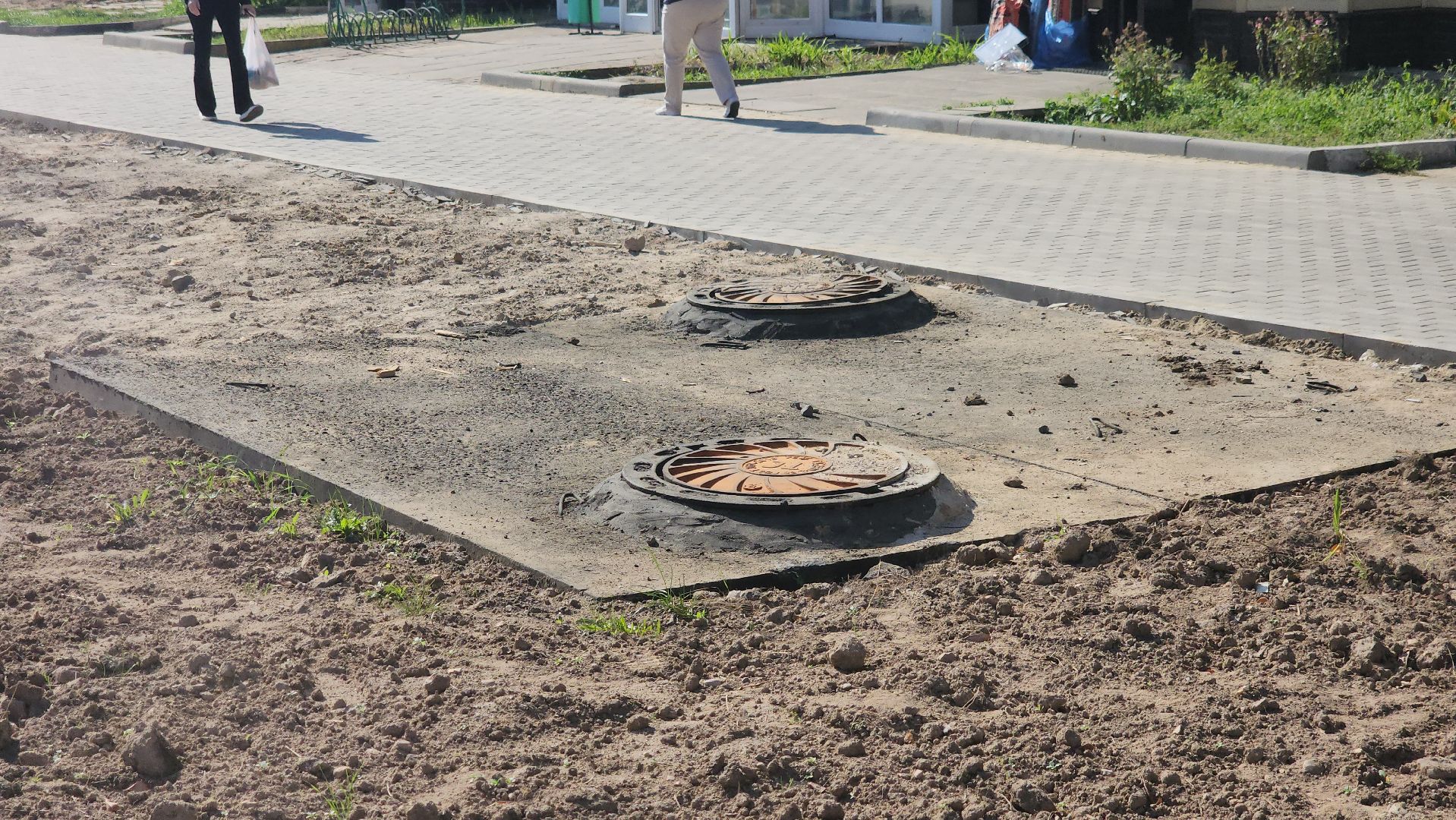 щёлково,  Восстановление территории после ремонта, благоустройство 2025,