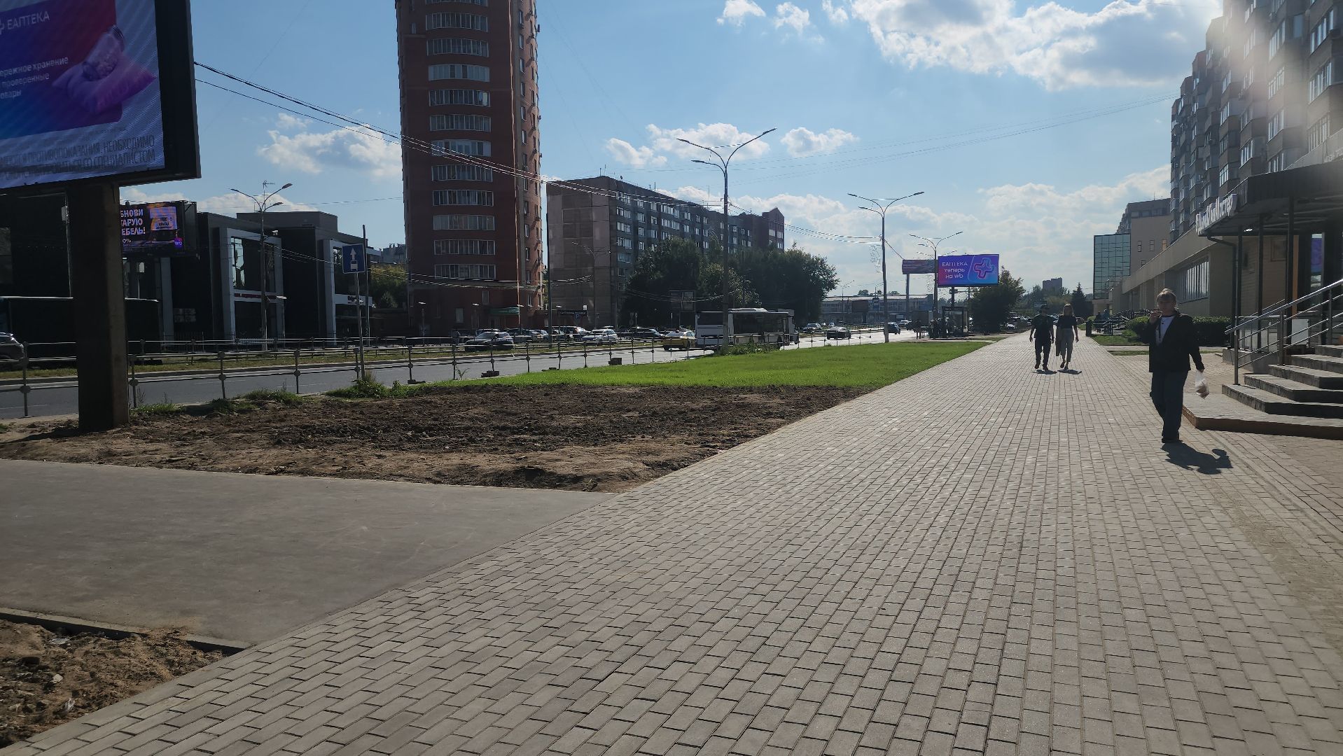 щёлково,  Восстановление территории после ремонта, благоустройство 2025,