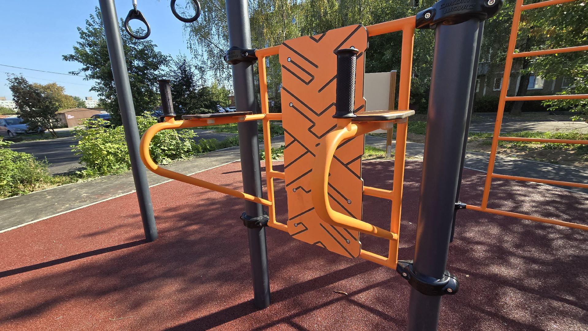 Коломна, новая детская площадка, воркаут зона,