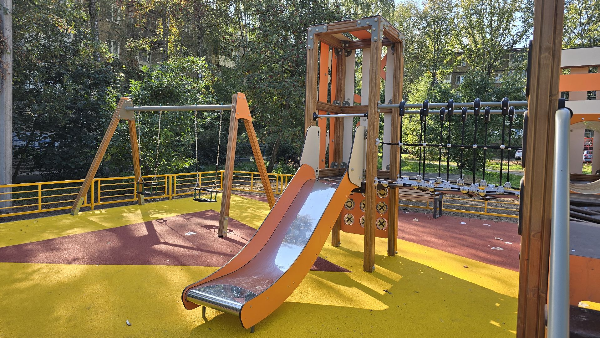 Коломна, новая детская площадка, воркаут зона,